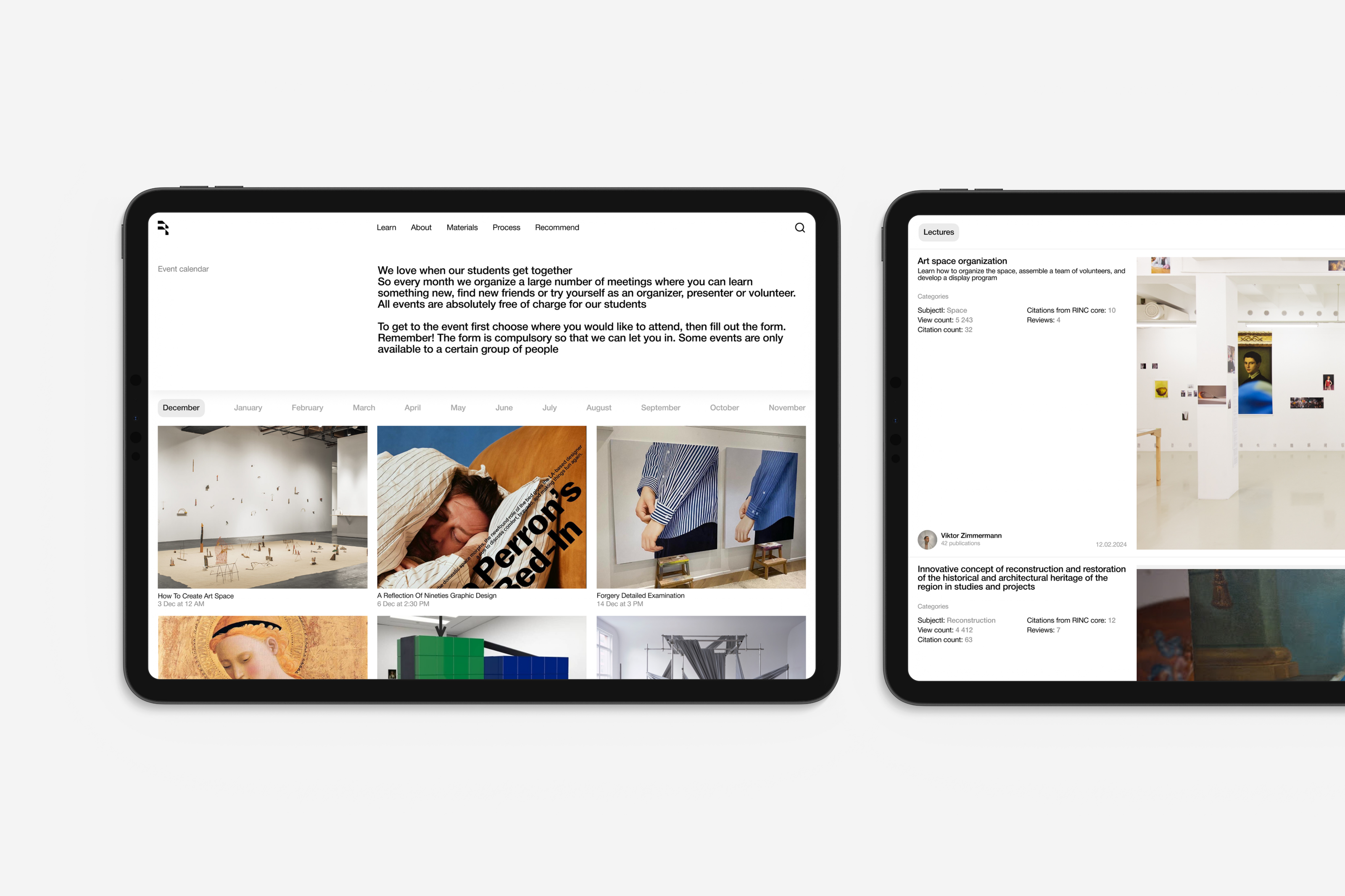 Faulhaber Art University — Изображение №25 — Интерфейсы, Брендинг на Dprofile