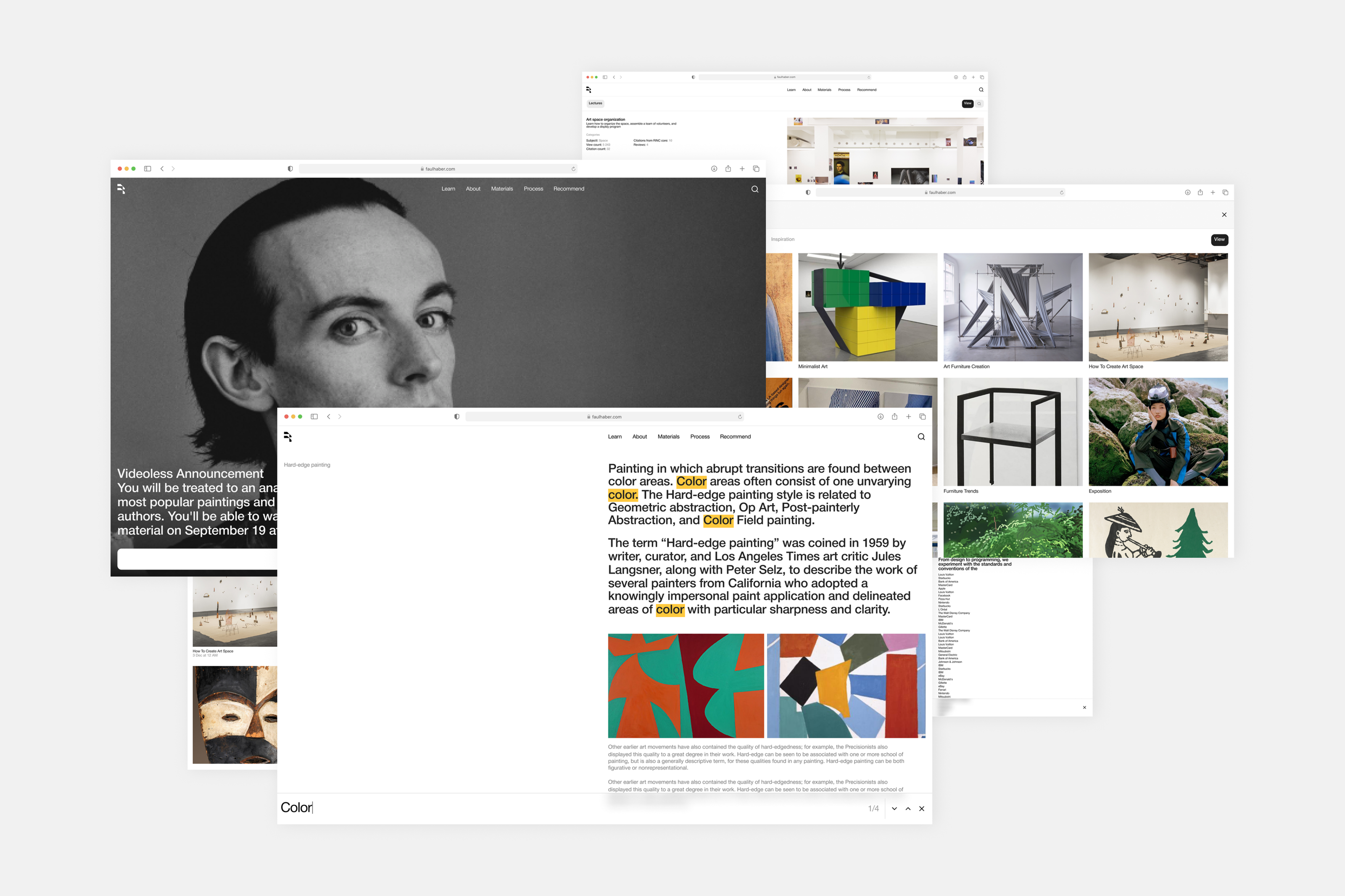 Faulhaber Art University — Изображение №3 — Интерфейсы, Брендинг на Dprofile