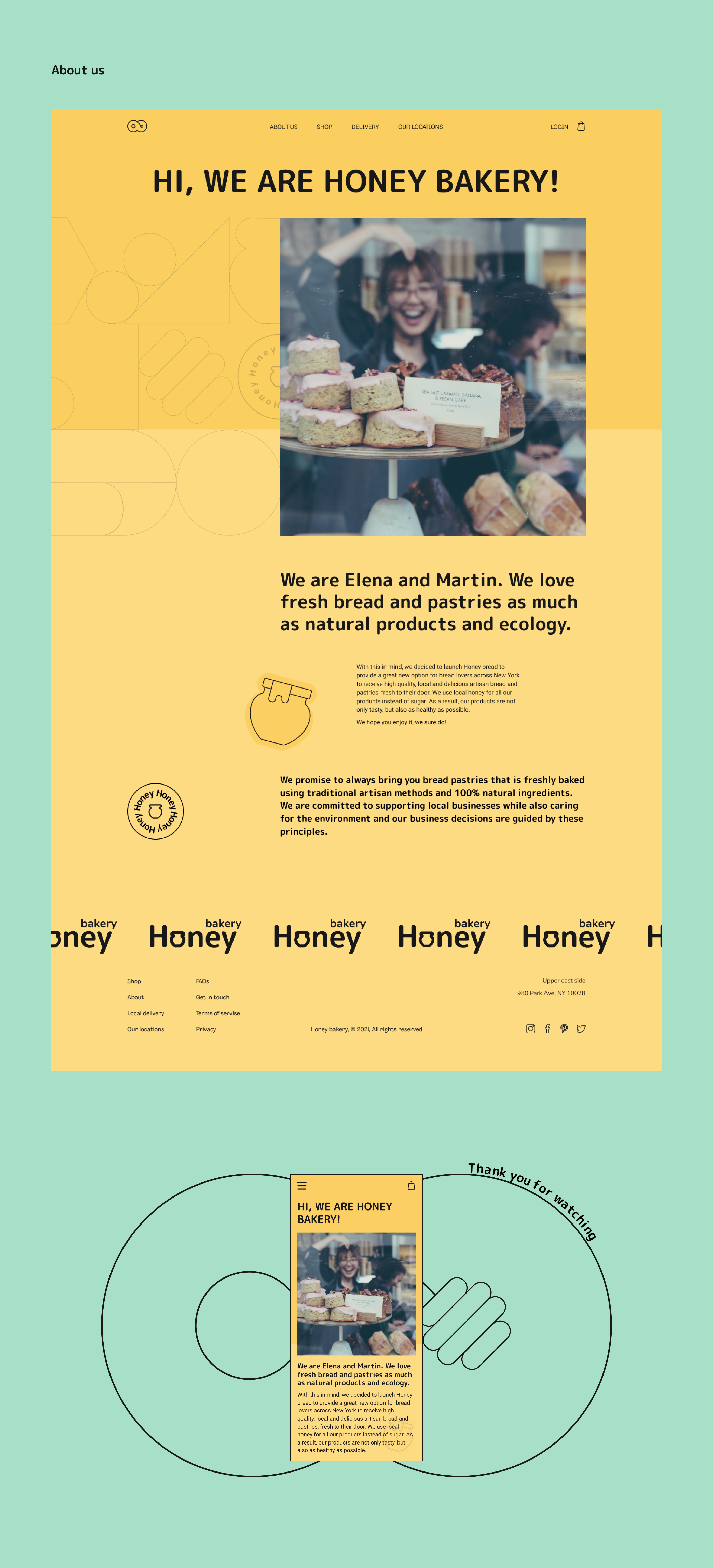 Honey Bakery — Изображение №19 — Брендинг на Dprofile