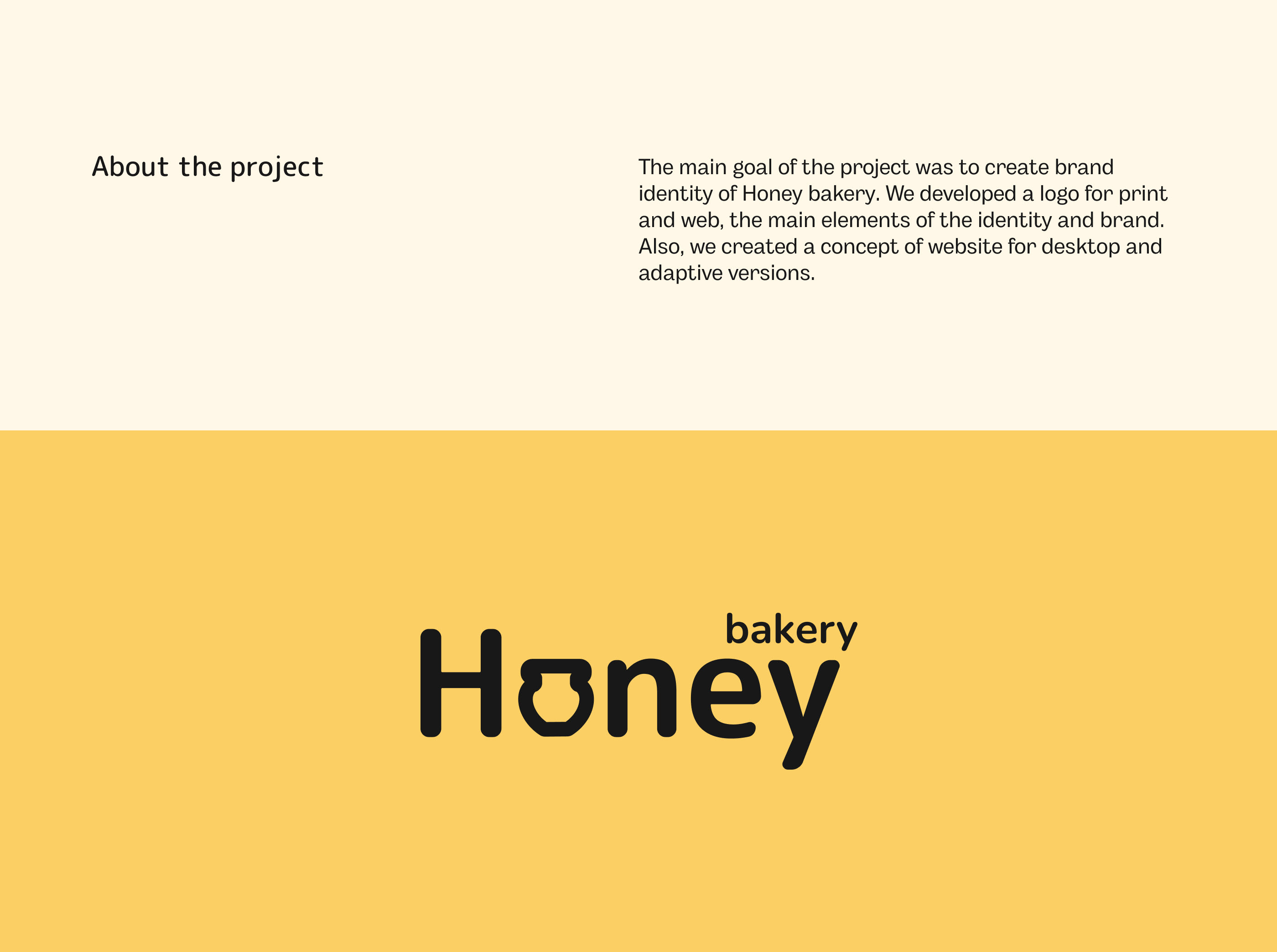 Honey Bakery — Изображение №2 — Брендинг на Dprofile