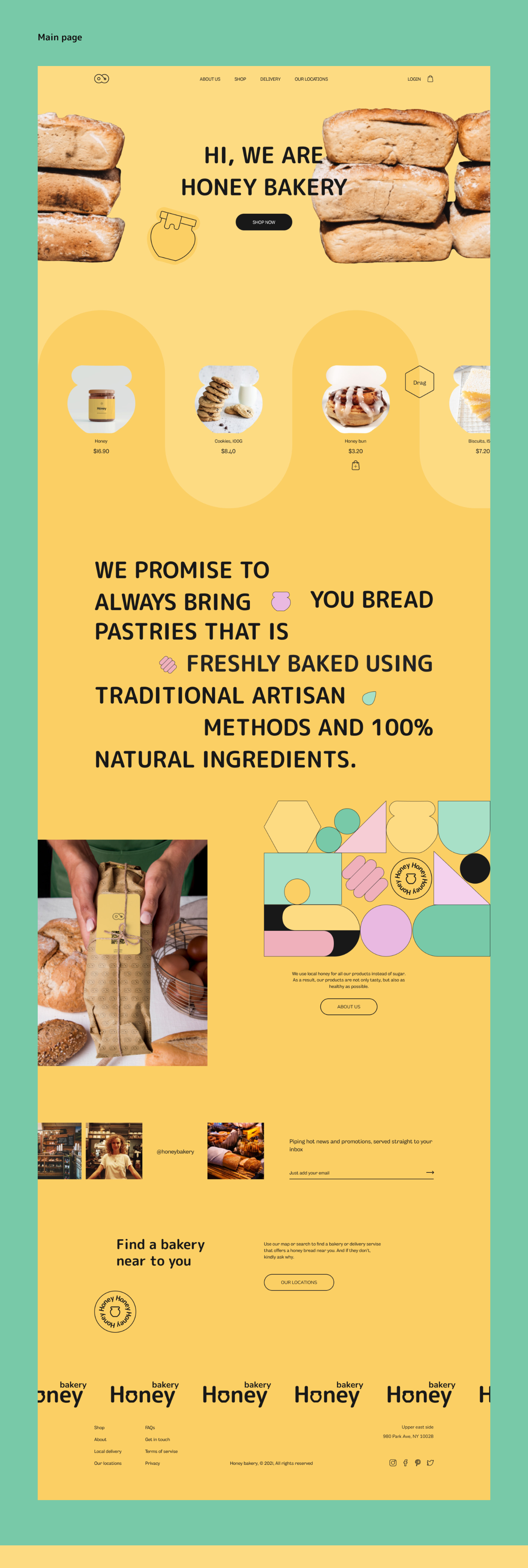 Honey Bakery — Изображение №17 — Брендинг на Dprofile