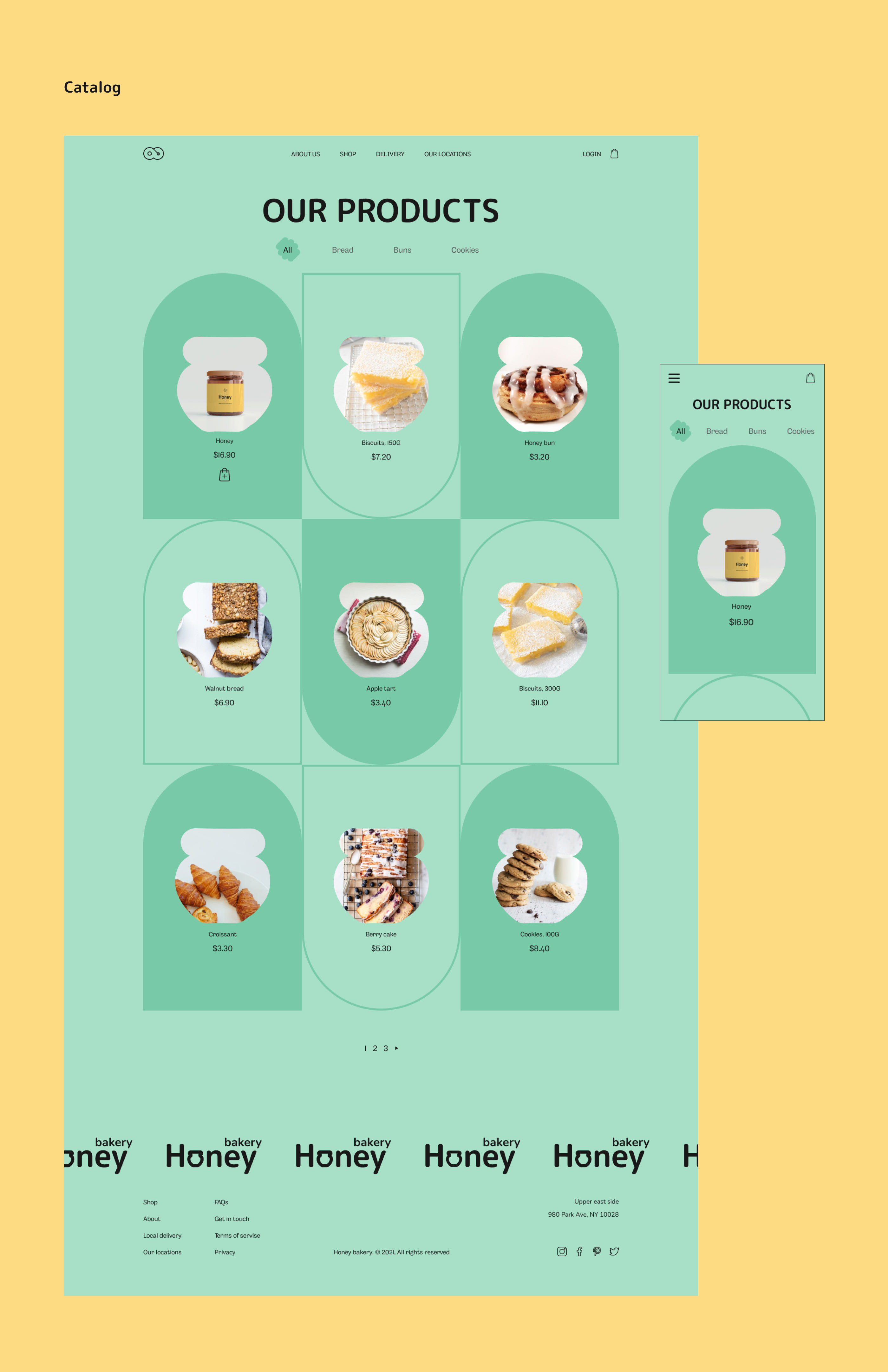 Honey Bakery — Изображение №18 — Брендинг на Dprofile