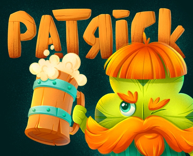 PATRICK. Бренд-персонаж ирландского паба — Брендинг, Иллюстрация на Dprofile