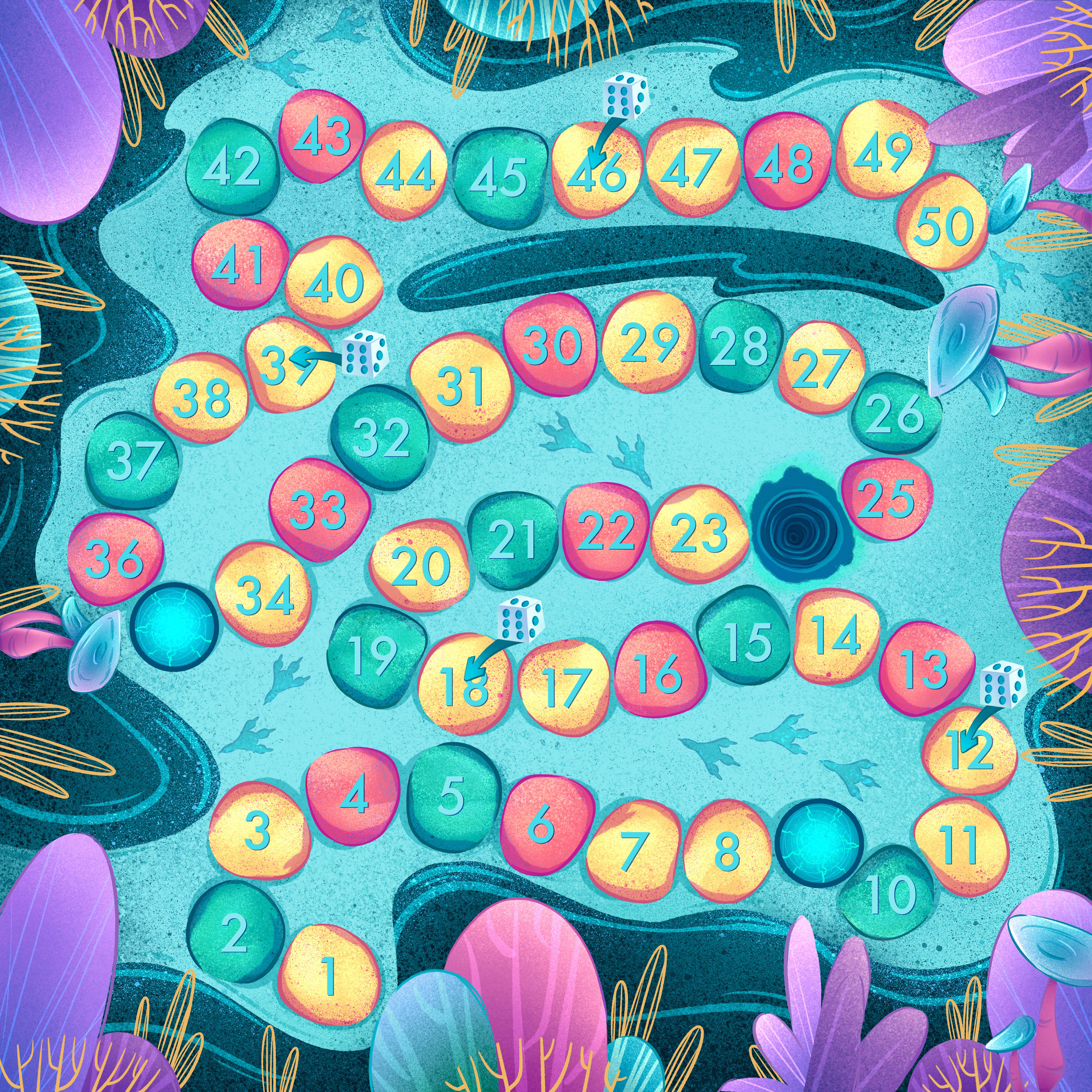 Настольная игра Заврики — Изображение №3 — Иллюстрация, Графика на Dprofile