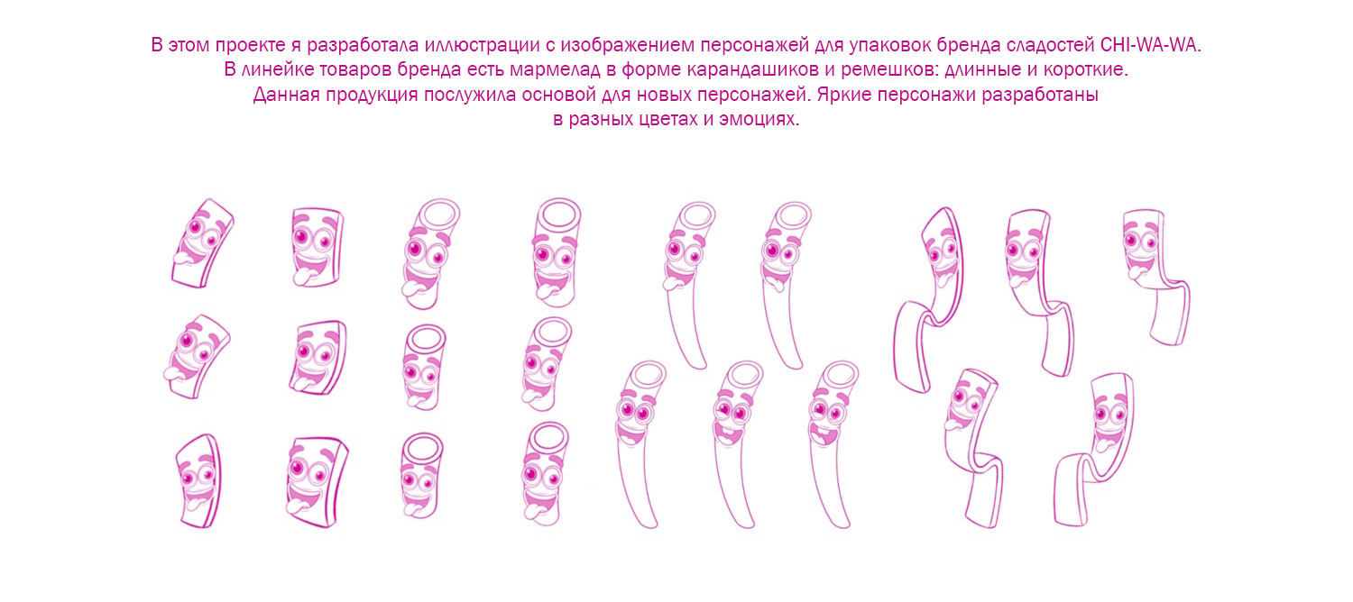 Персонажи для упаковки мармелада — Изображение №2 — Брендинг, Иллюстрация на Dprofile