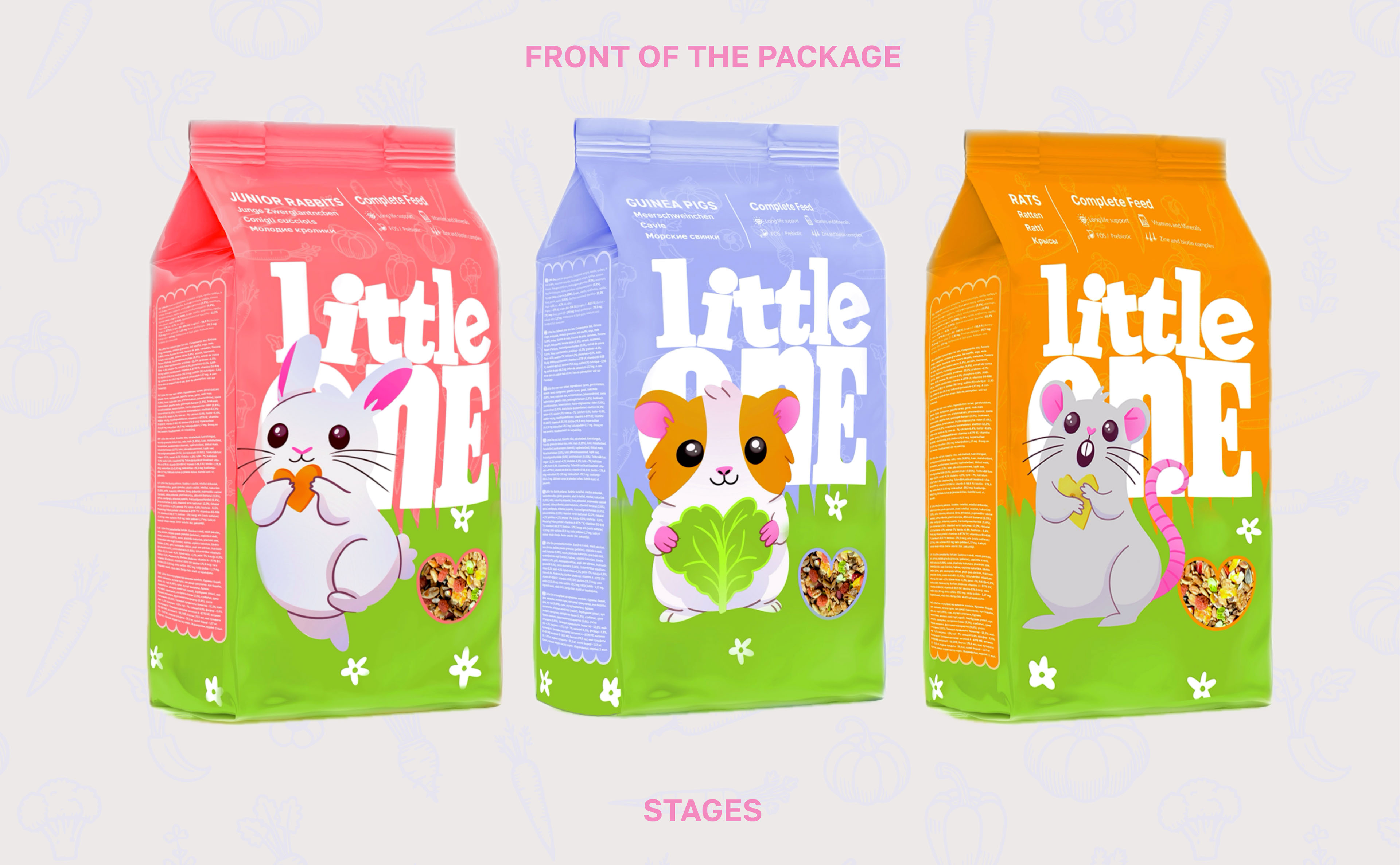 Упаковка для корма Little one — Изображение №3 — Брендинг, Иллюстрация на Dprofile