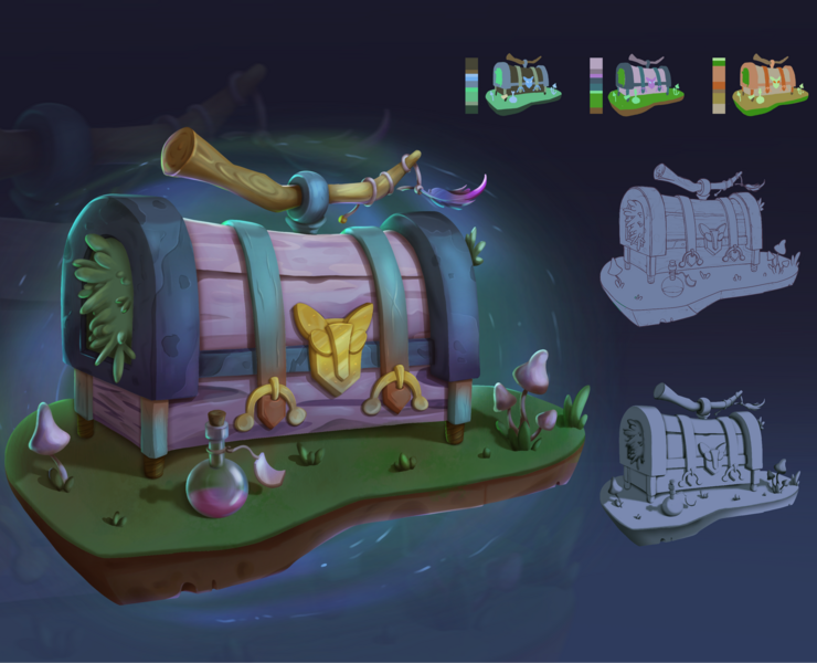 Ведьминские вещи — Иллюстрация на Dprofile