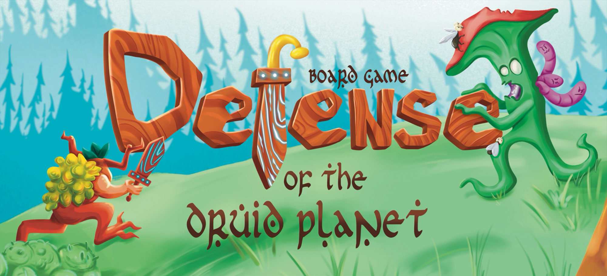 Концепт настольной игры. Оборона Планеты Друидов — Изображение №1 — Иллюстрация на Dprofile