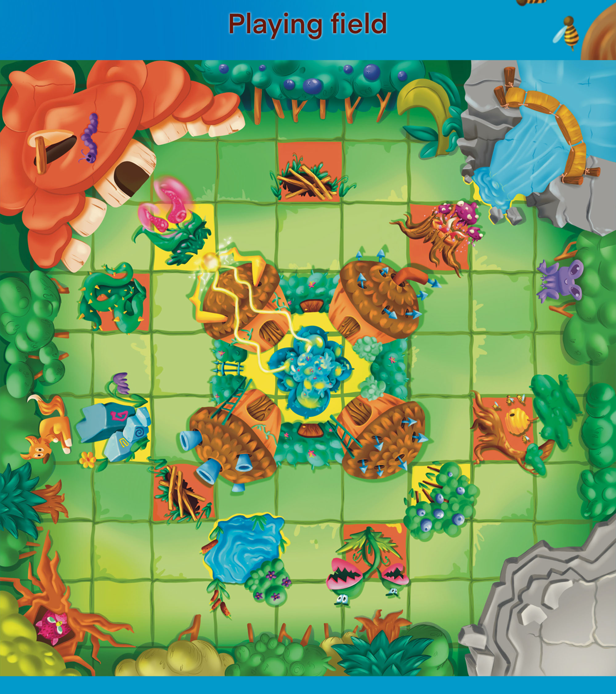 Концепт настольной игры. Оборона Планеты Друидов — Изображение №8 — Иллюстрация на Dprofile