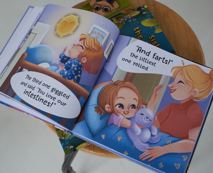 Детская книга "I Love Your Guts" — Иллюстрация, Графика на Dprofile
