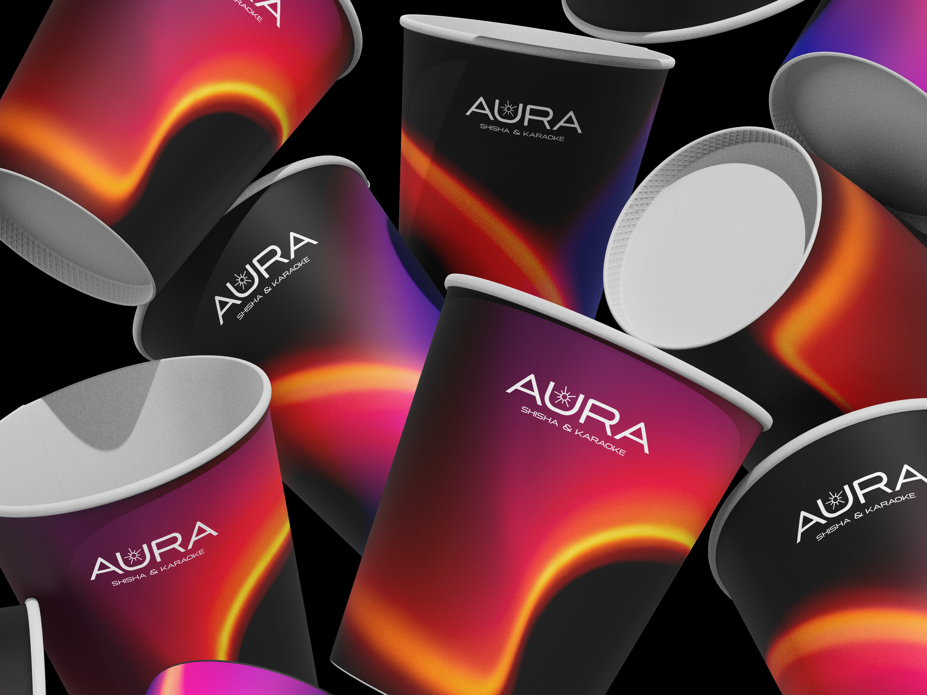Aura restaurant | Brand identity — Изображение №3 — Брендинг, Графика на Dprofile