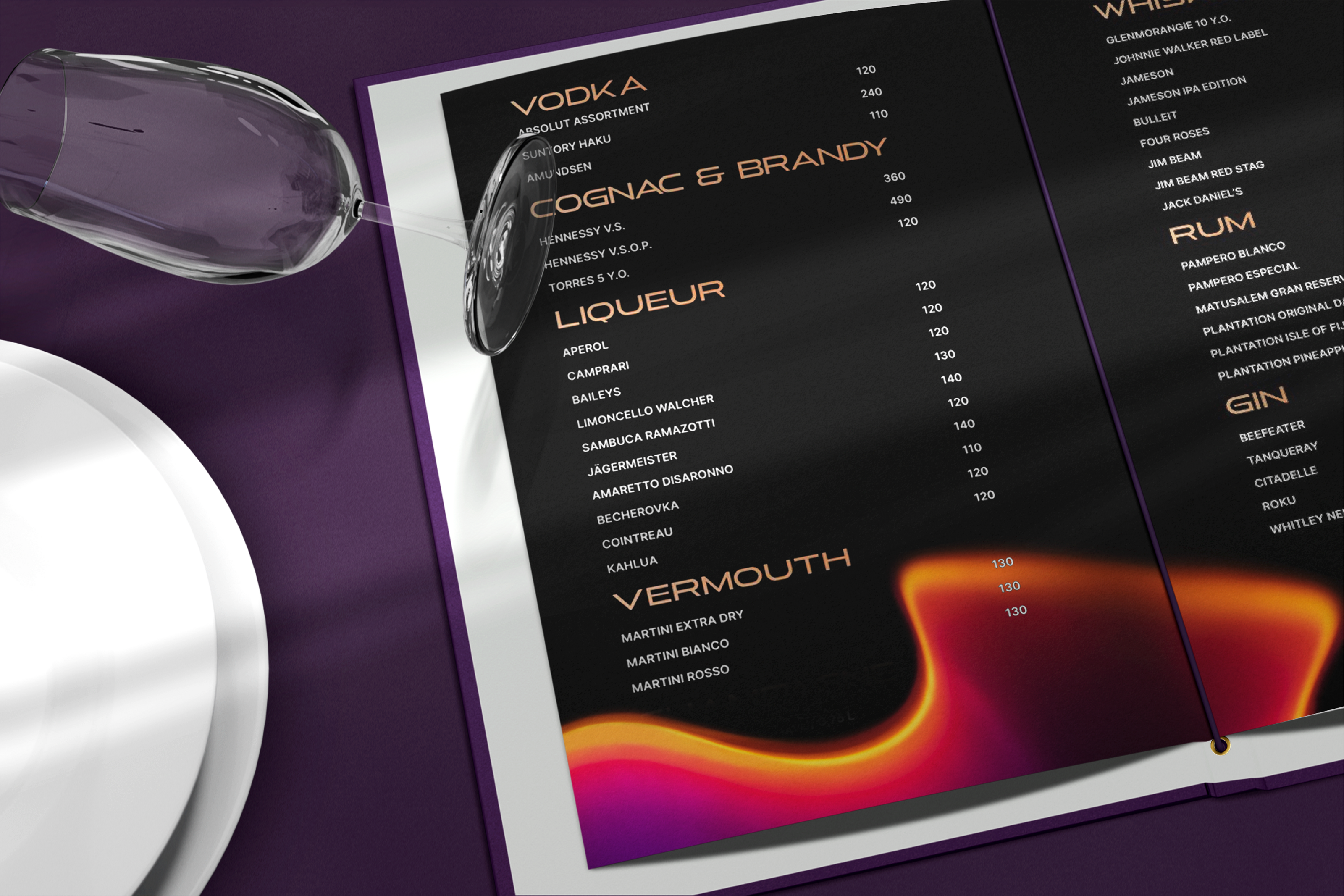Aura restaurant | Brand identity — Изображение №1 — Брендинг, Графика на Dprofile