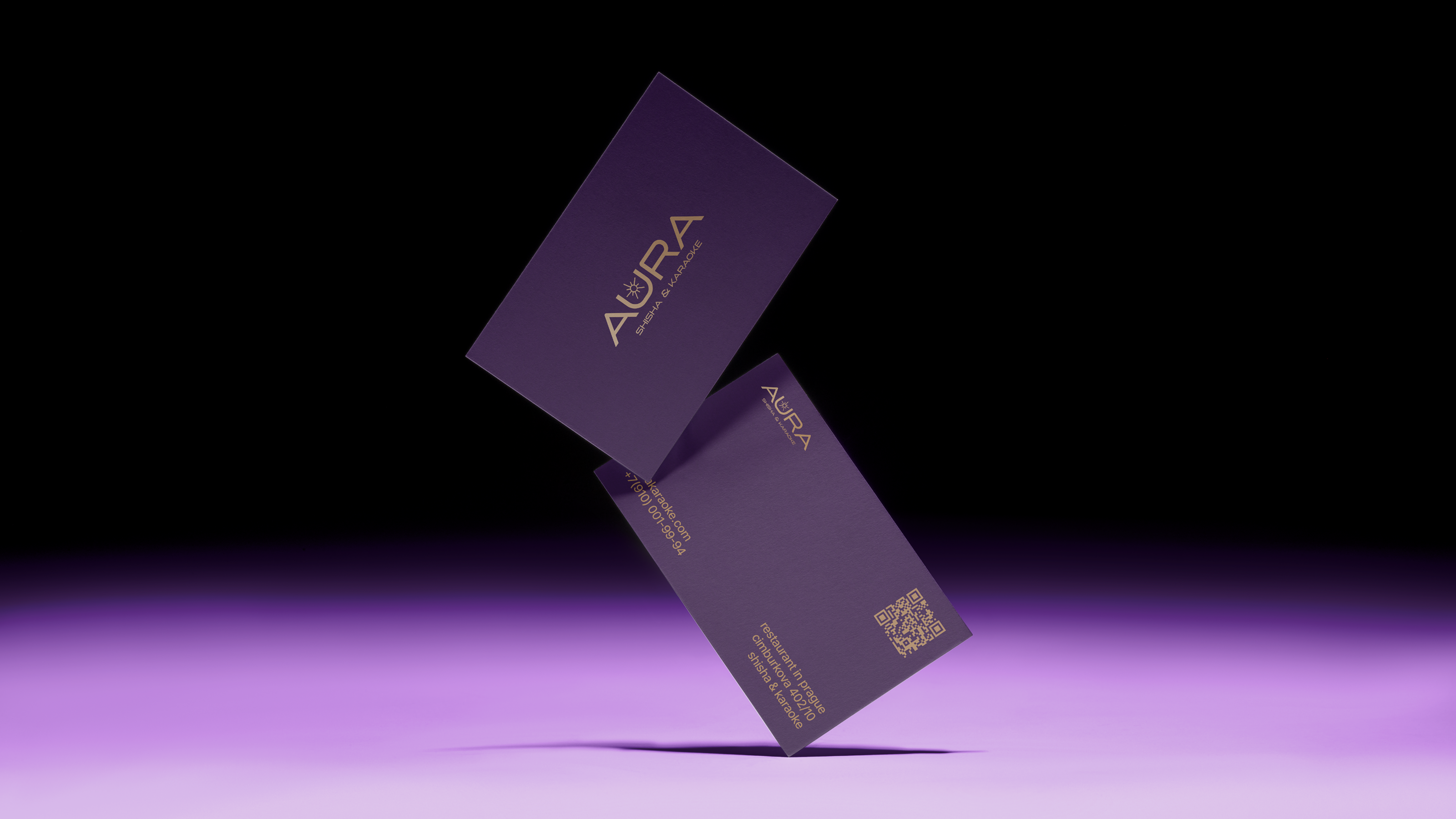 Aura restaurant | Brand identity — Изображение №6 — Брендинг, Графика на Dprofile