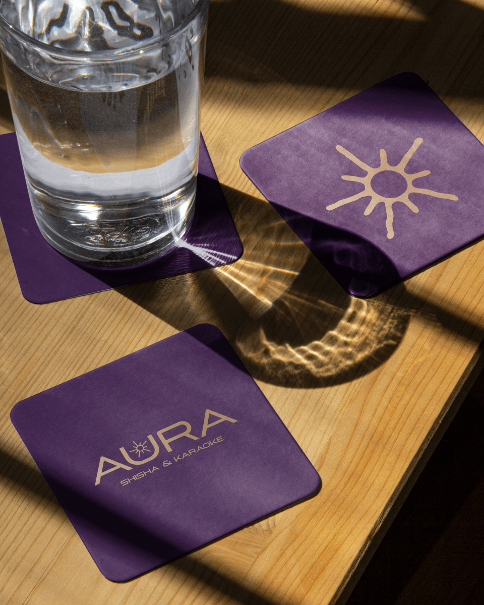 Aura restaurant | Brand identity — Изображение №9 — Брендинг, Графика на Dprofile