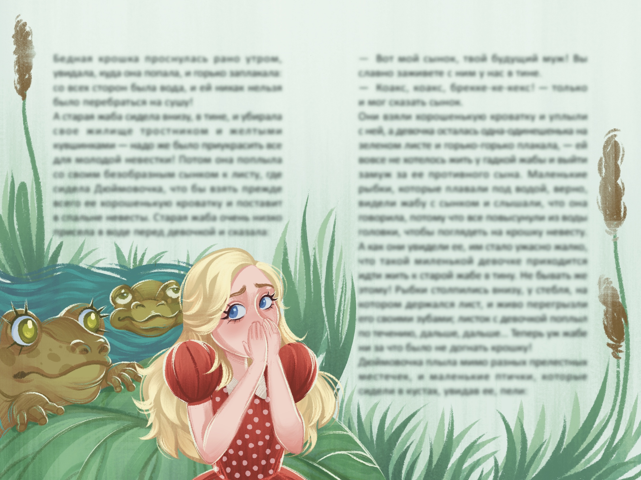 Дюймовочка. Иллюстрации для книги — Изображение №3 — Иллюстрация на Dprofile