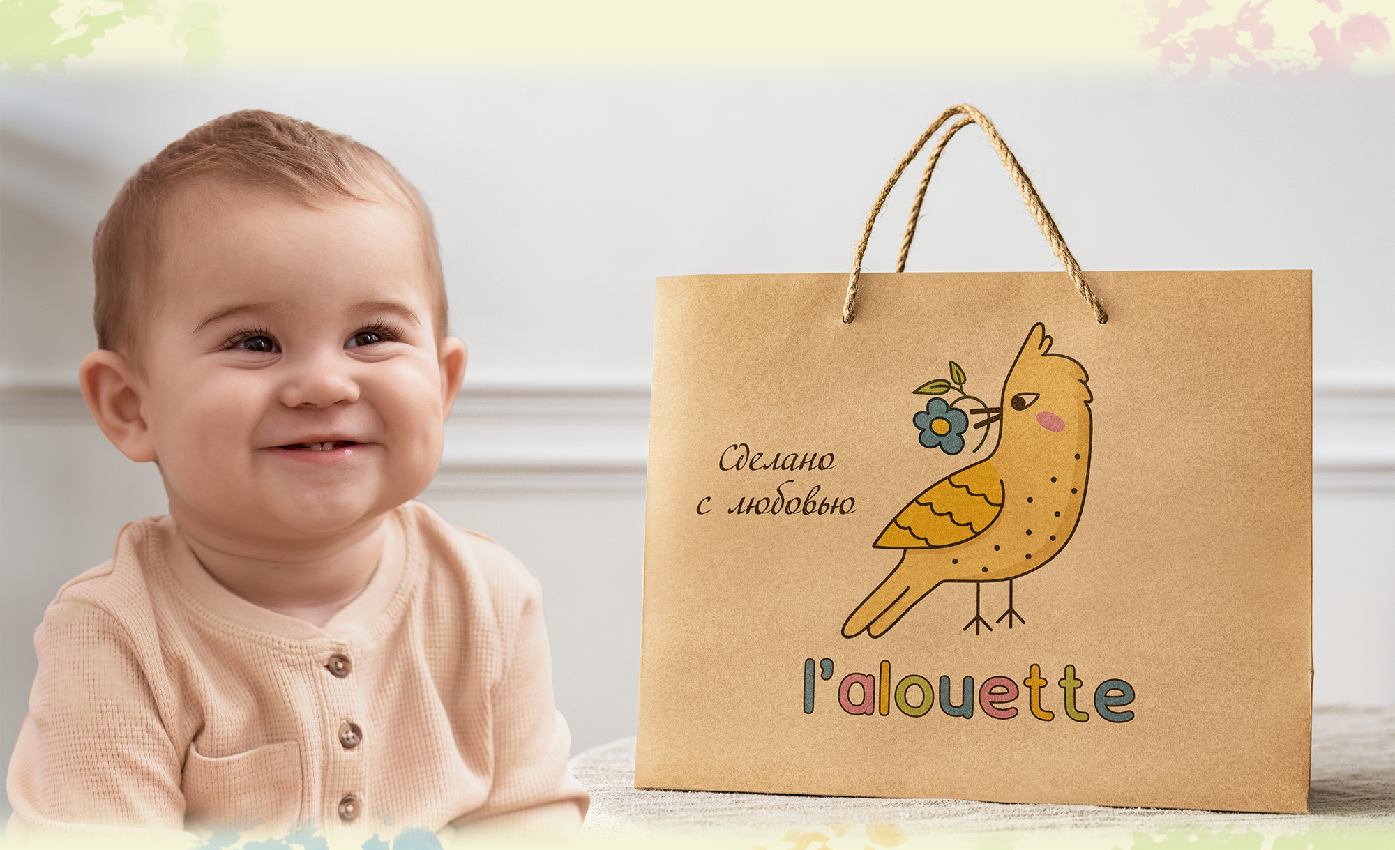 Brand character for the kid's clothing store l'alouette — Изображение №6 — Брендинг, Иллюстрация на Dprofile