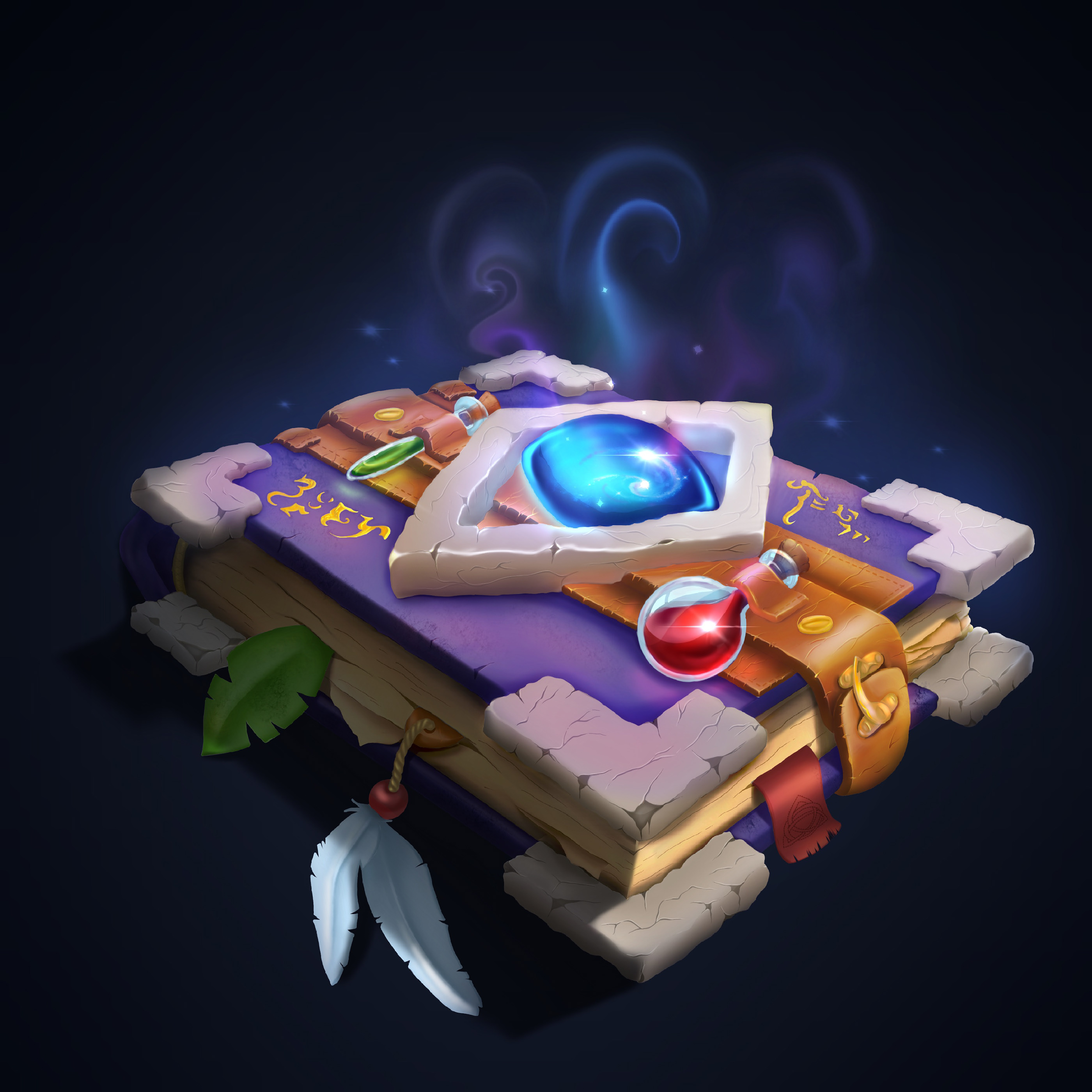 Magic book — Изображение №2 — Иллюстрация, Графика на Dprofile