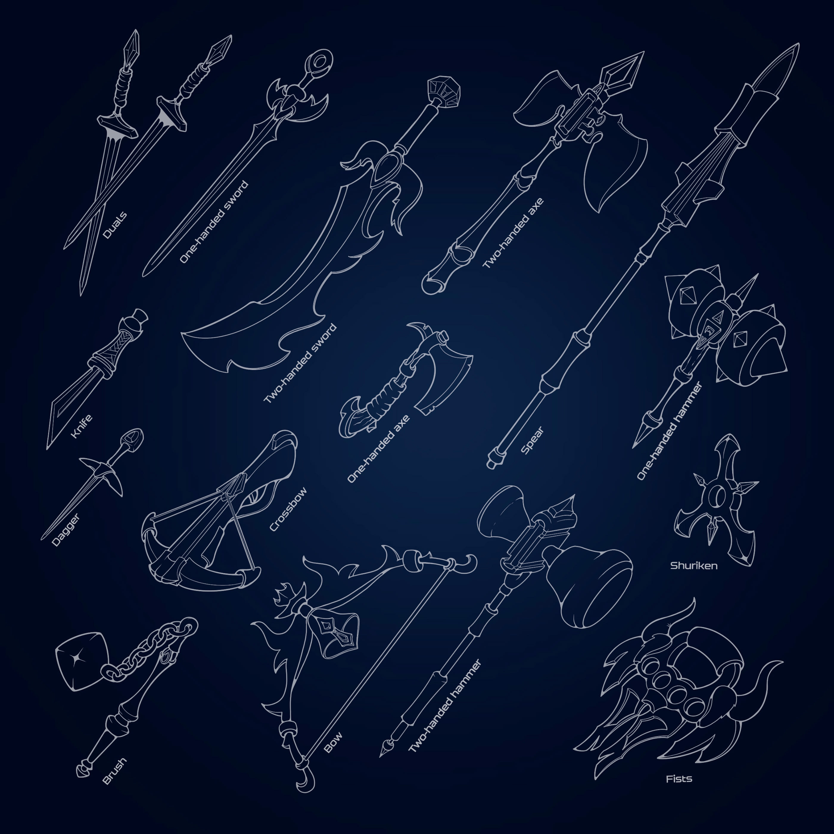 Weapon Sketches — Изображение №1 — Графика на Dprofile
