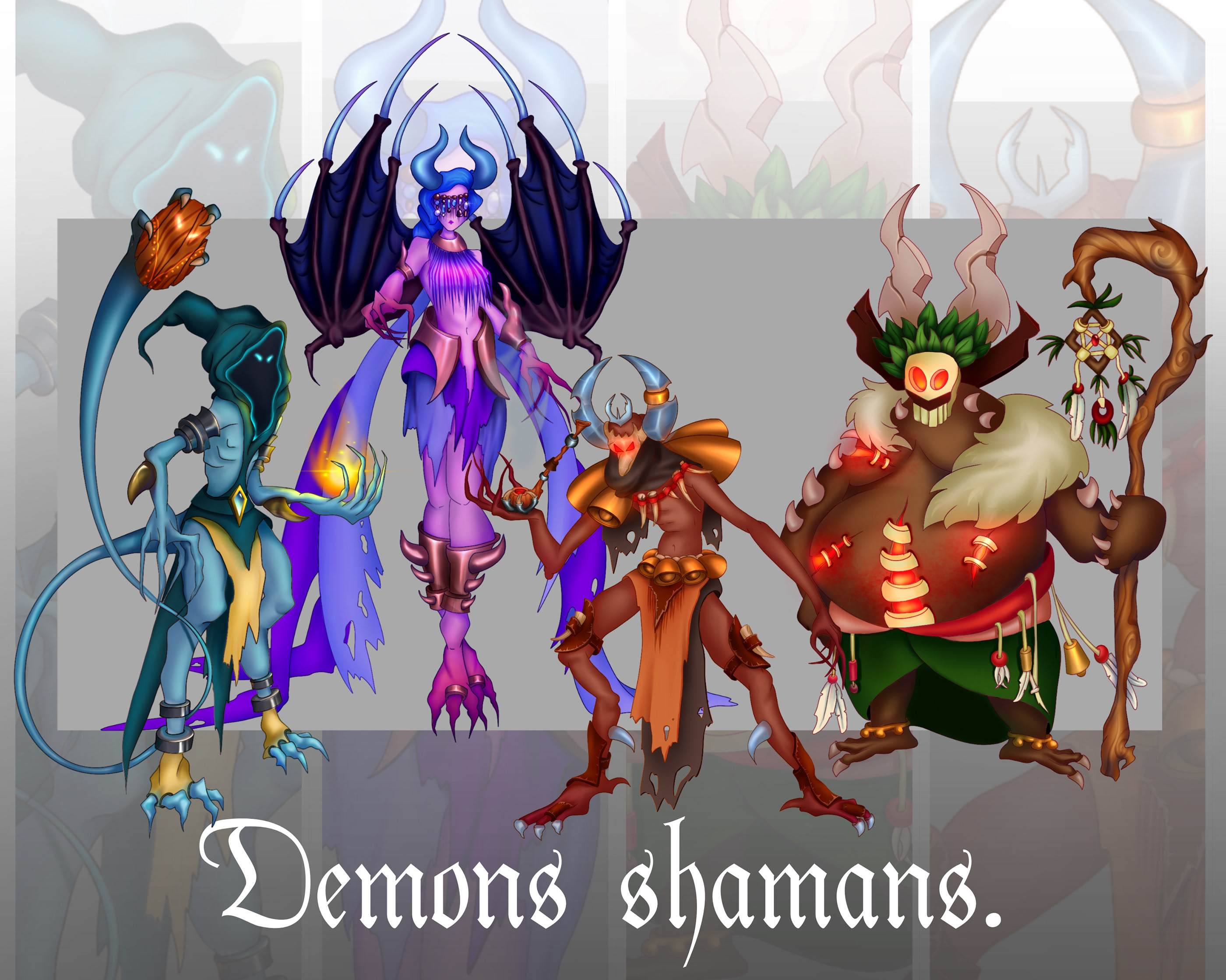 Demons Shaman Concept — Изображение №2 — Графика на Dprofile