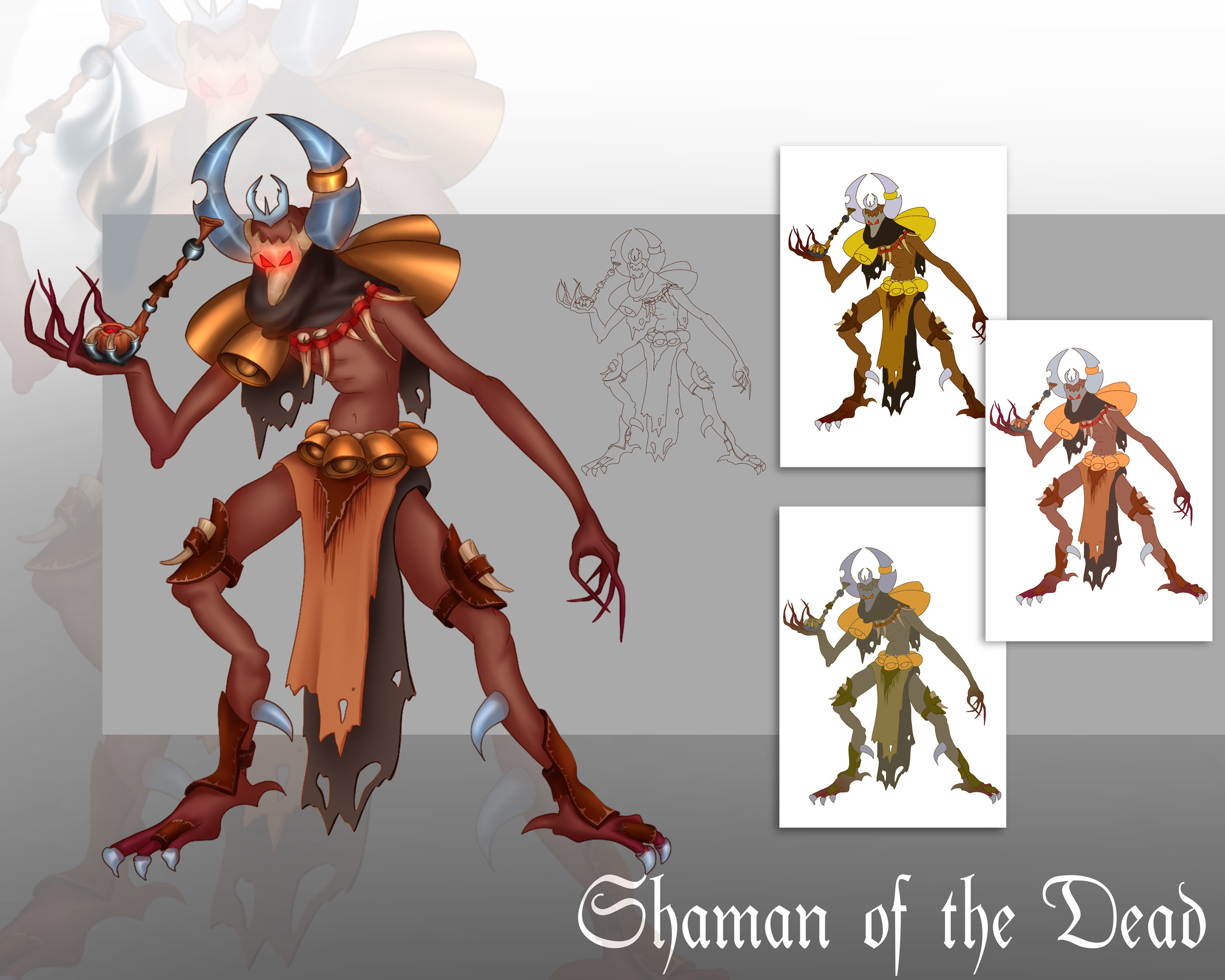 Demons Shaman Concept — Изображение №7 — Графика на Dprofile