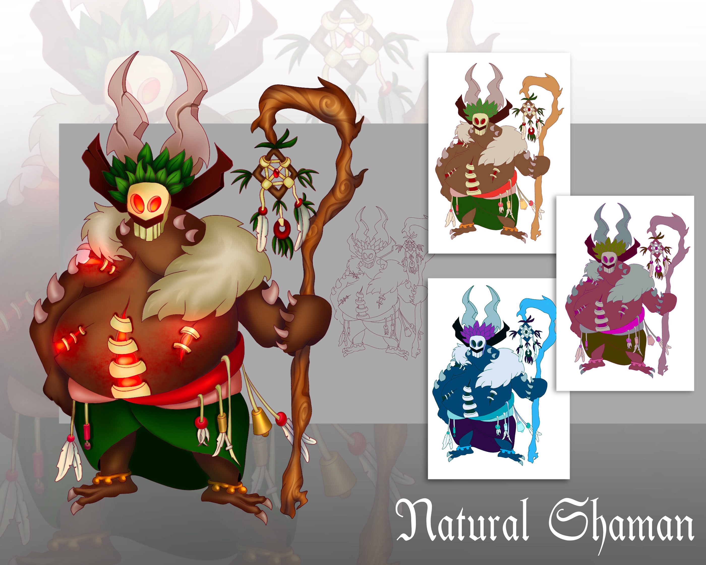 Demons Shaman Concept — Изображение №6 — Графика на Dprofile