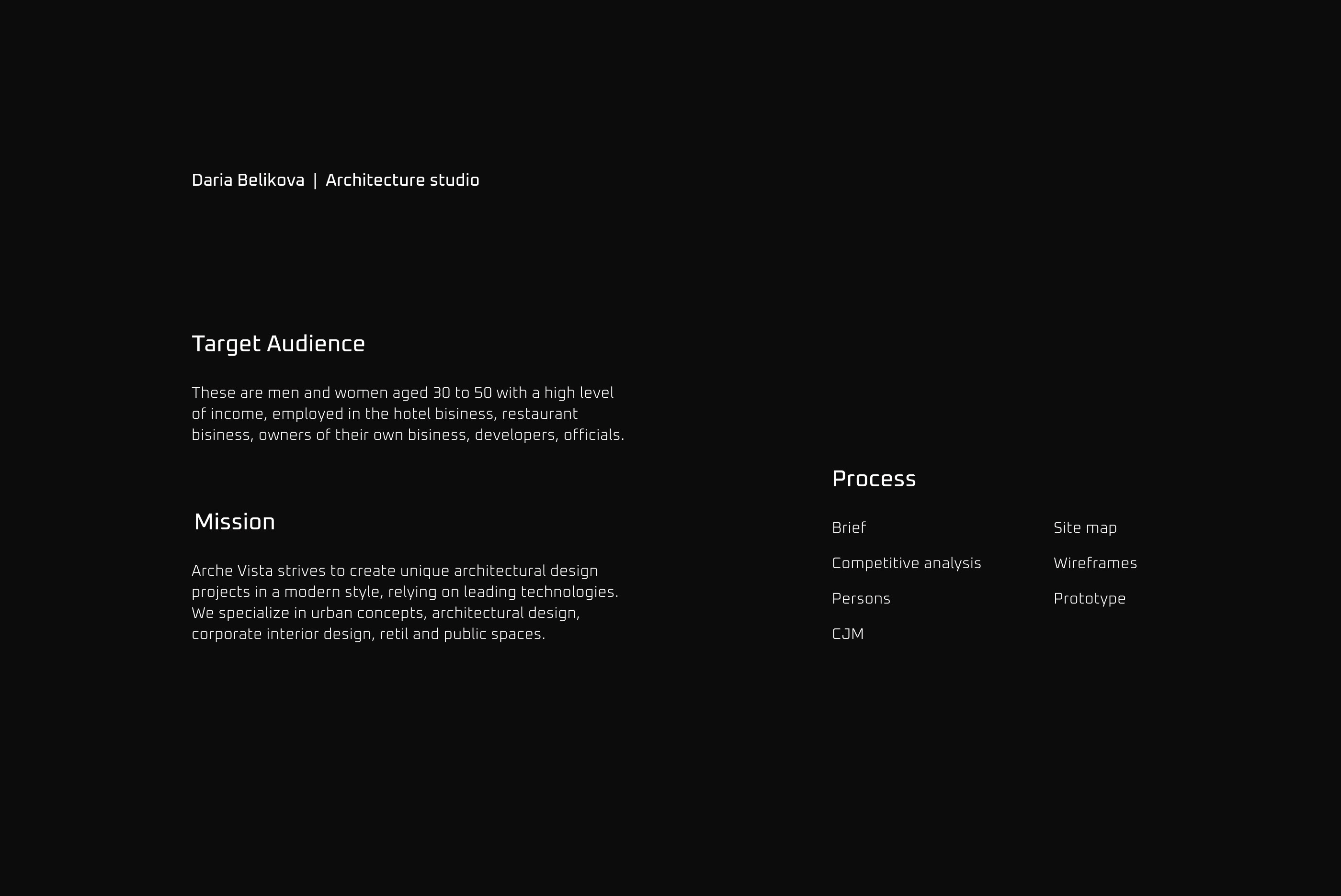 Architecture Studio - Website — Изображение №2 — Интерфейсы на Dprofile