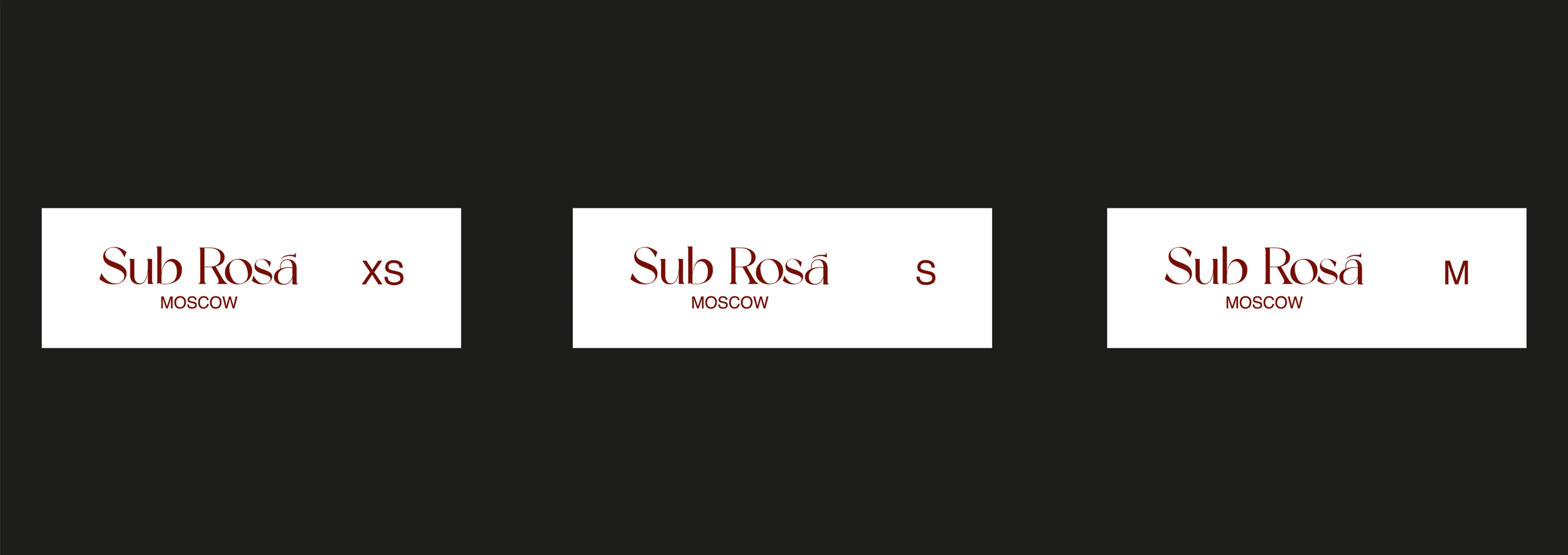 Фирменный стиль бренда одежды | Sub Rosa — Изображение №3 — Брендинг на Dprofile