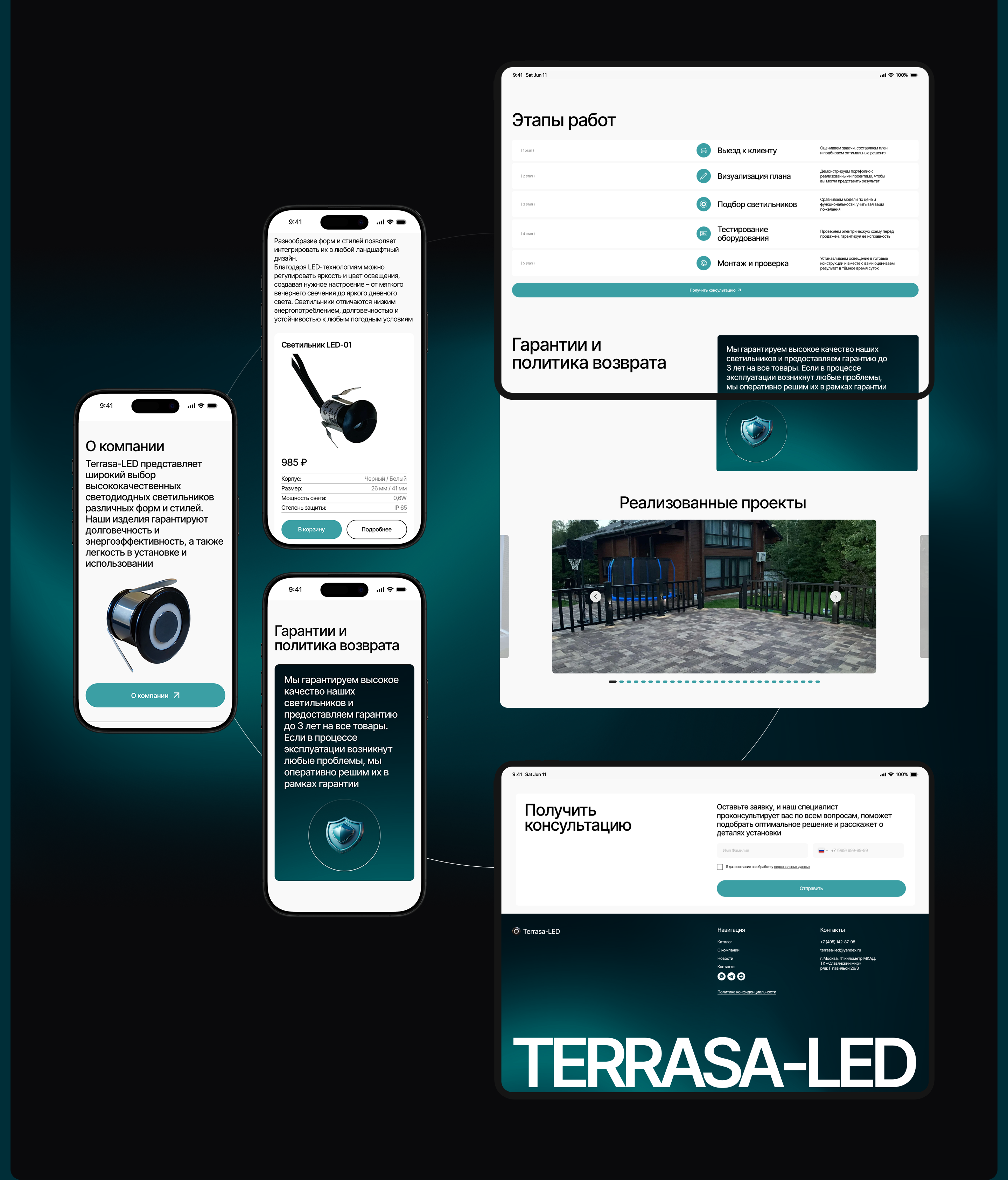 TERRASA-Led | E-commerce — Изображение №4 — Интерфейсы на Dprofile
