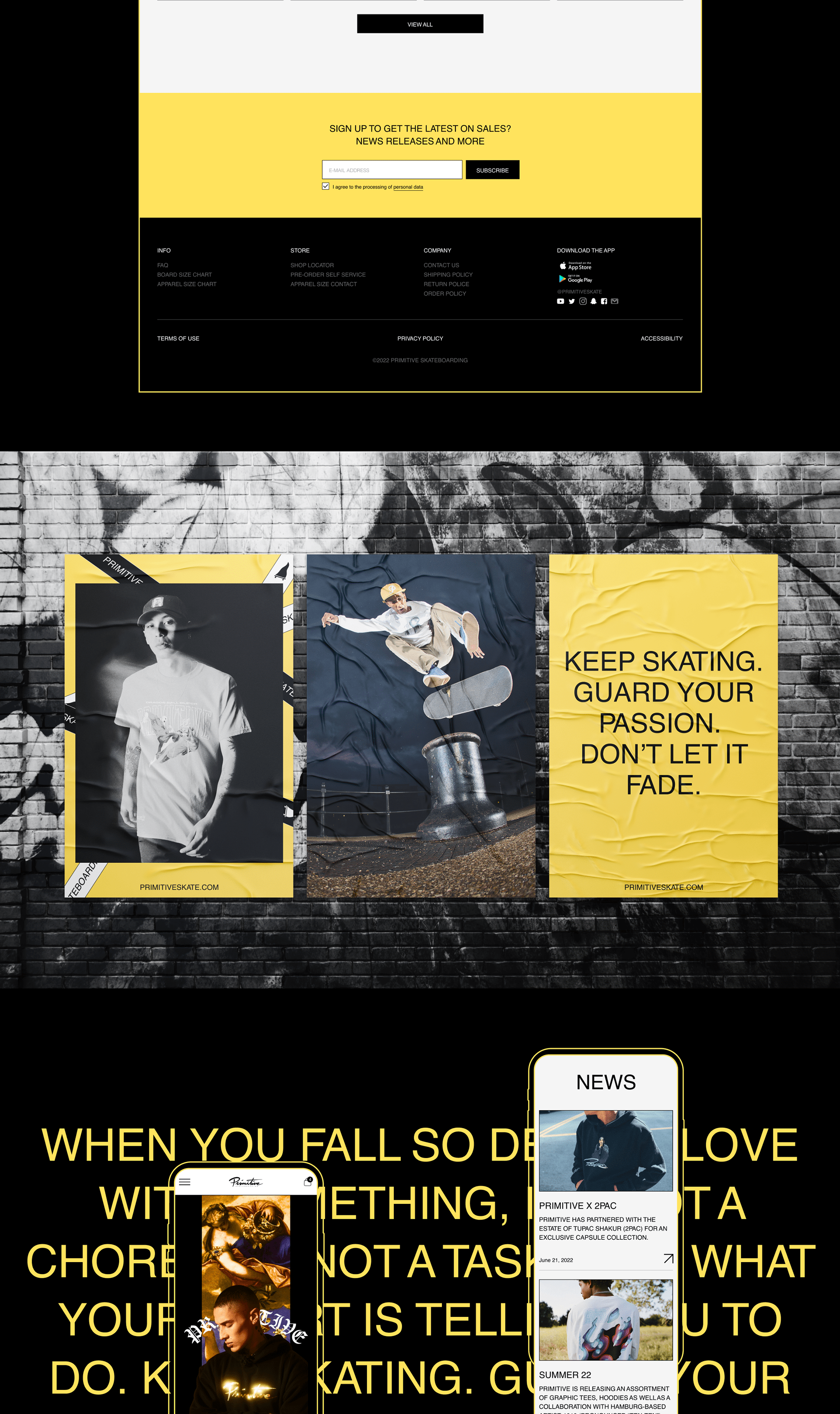 Primitive Skateboarding | E-commerce — Изображение №4 — Интерфейсы на Dprofile