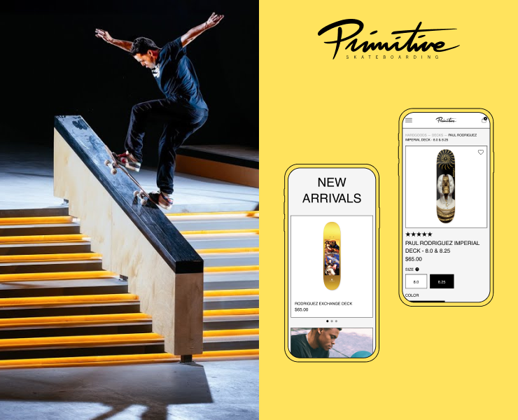 Primitive Skateboarding | E-commerce на Dprofile