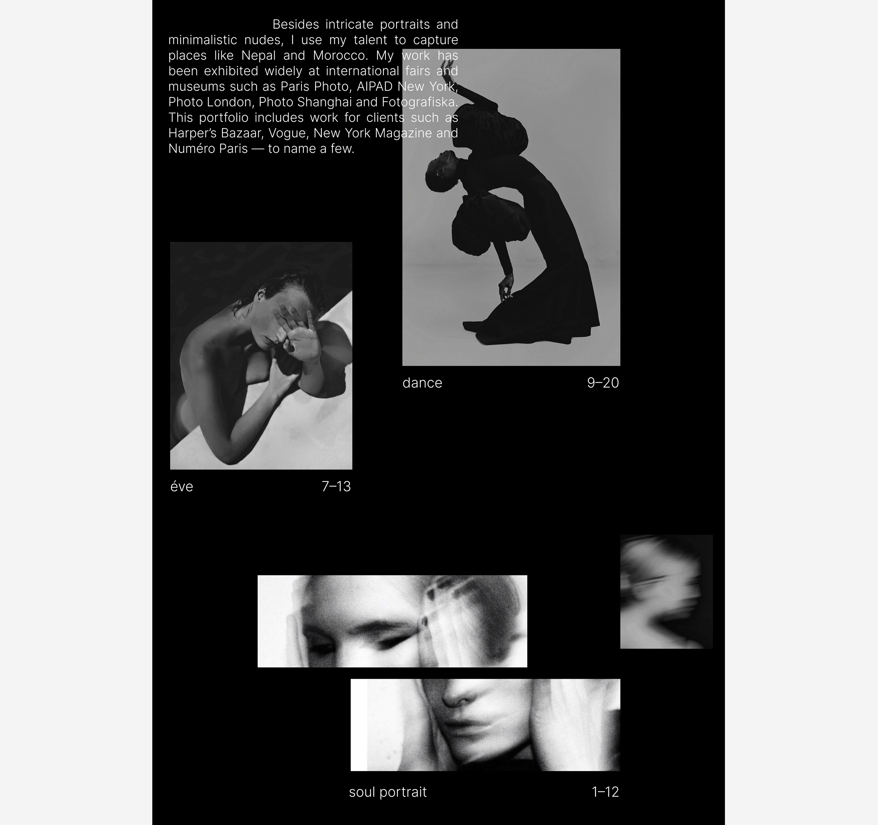 Веб-дизайн сайта фотографа — Изображение №13 — Интерфейсы, Анимация на Dprofile