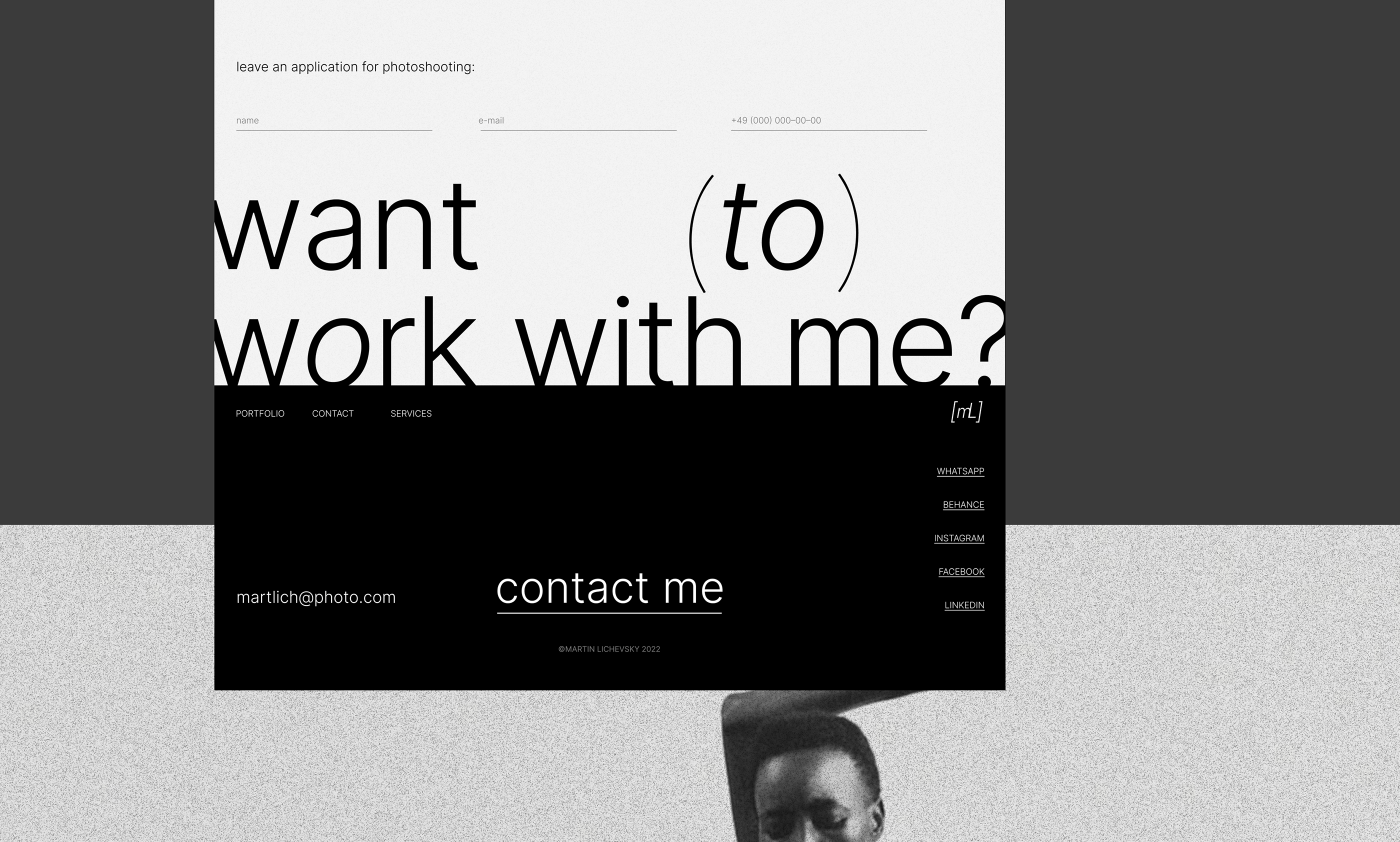 Веб-дизайн сайта фотографа — Изображение №9 — Интерфейсы, Анимация на Dprofile