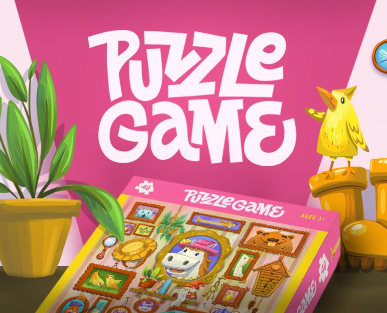 Puzzle Game | иллюстрация — Иллюстрация, Графика на Dprofile