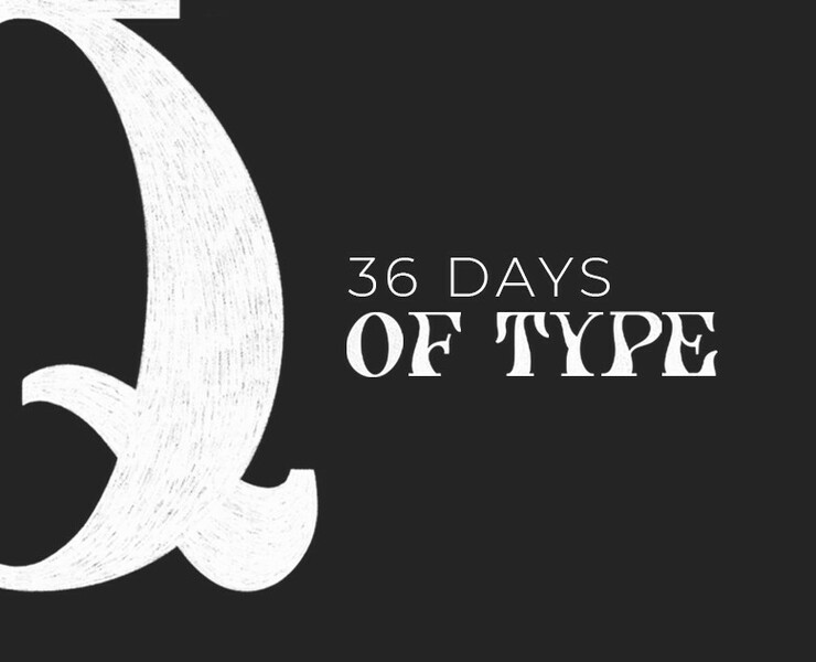 36 DAYS OF TYPE 2023 — Графика на Dprofile
