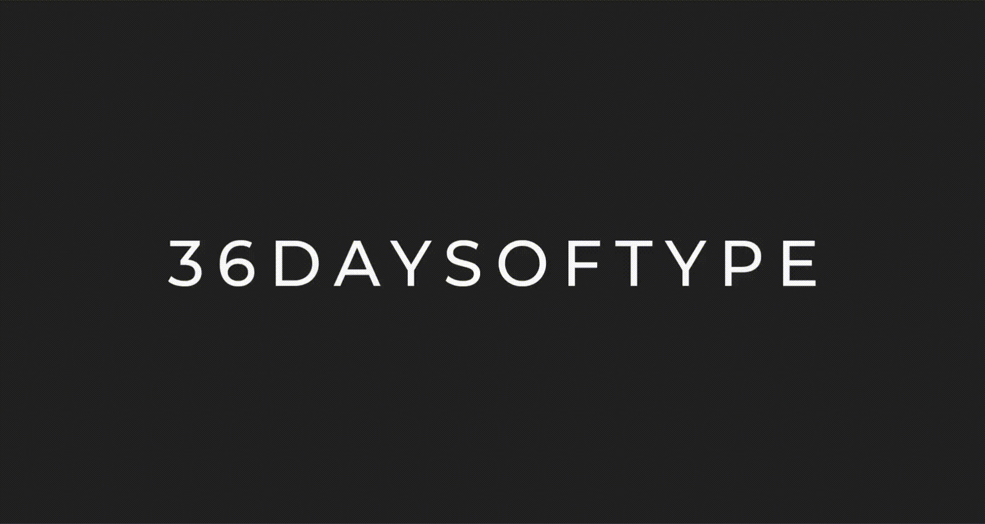 36 DAYS OF TYPE 2023 — Изображение №1 — Графика на Dprofile