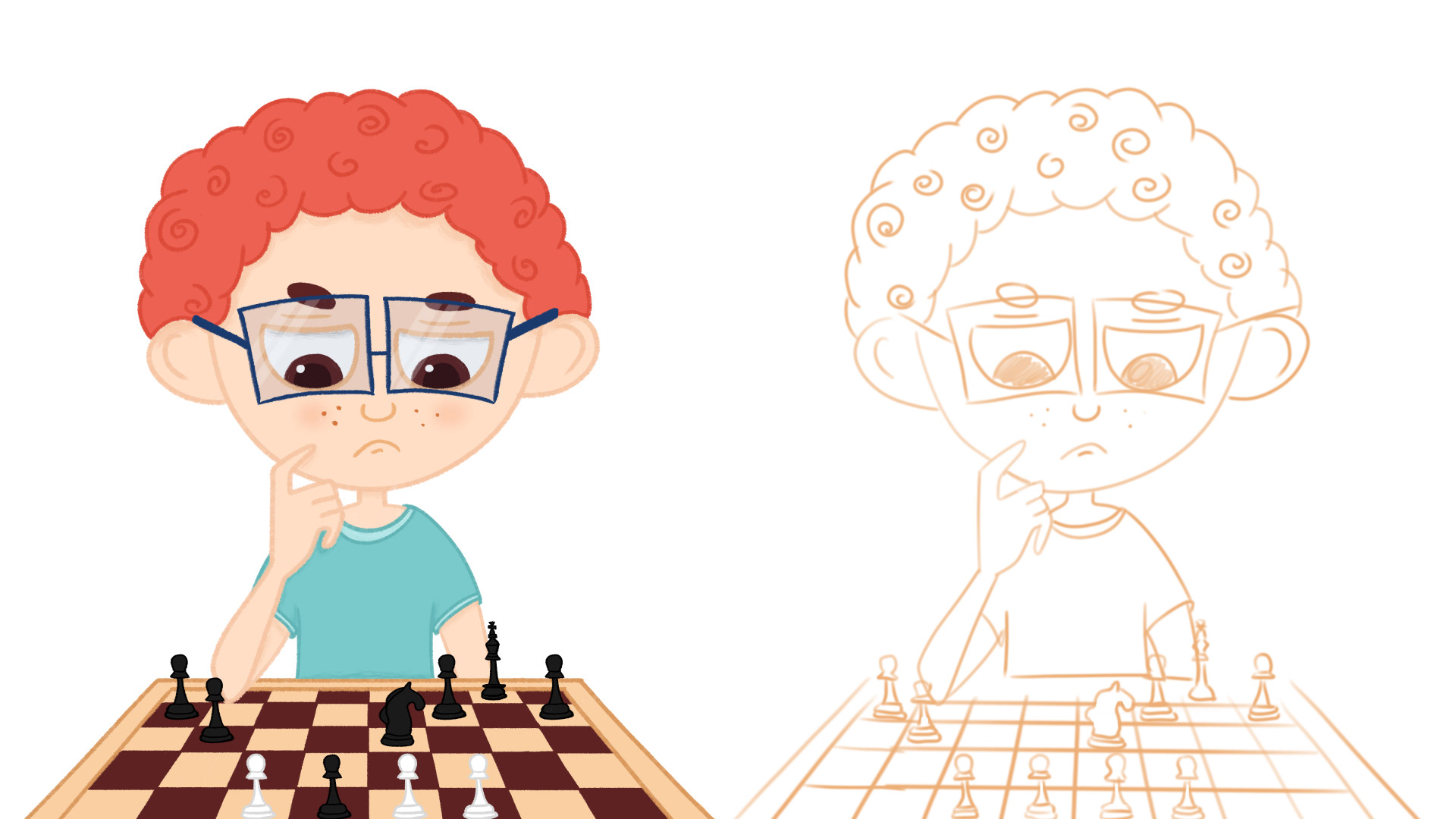Let's play chess. Character design. — Изображение №3 — Иллюстрация на Dprofile