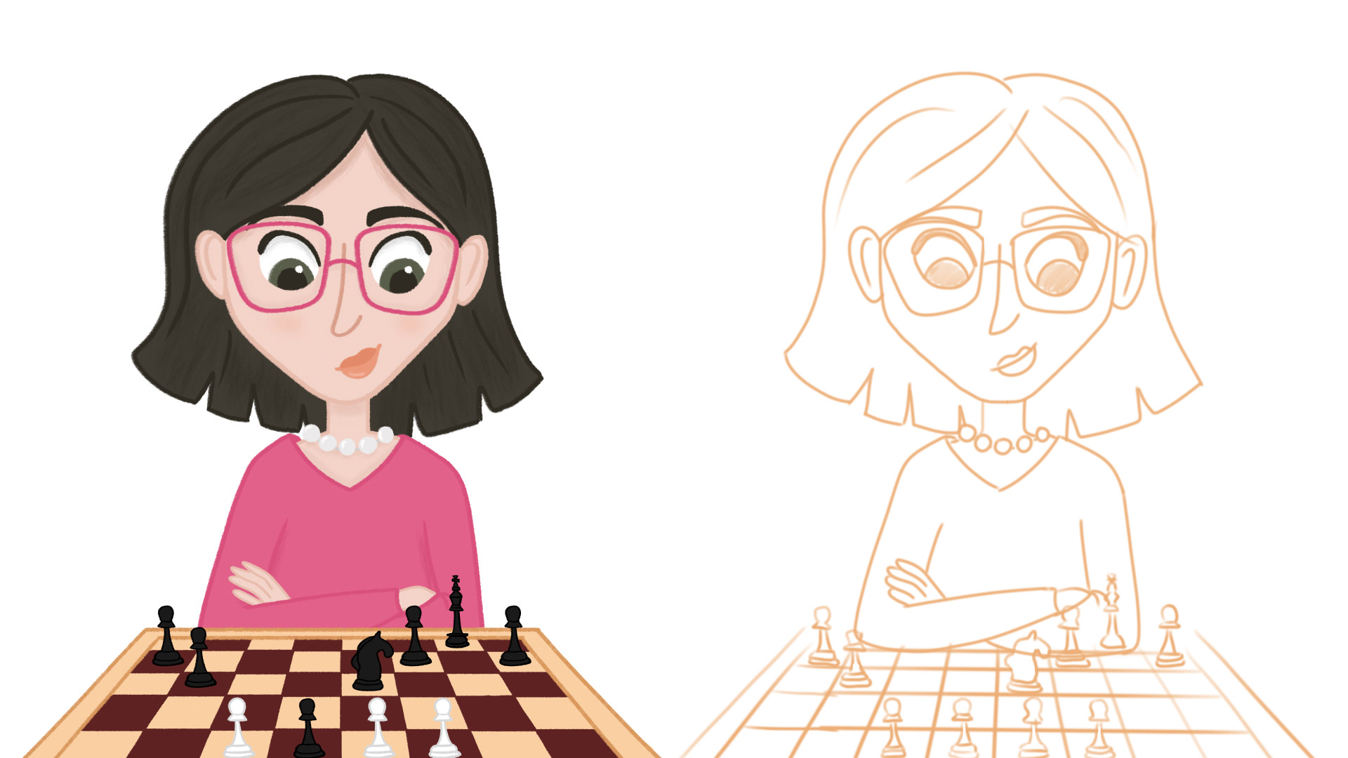 Let's play chess. Character design. — Изображение №4 — Иллюстрация на Dprofile