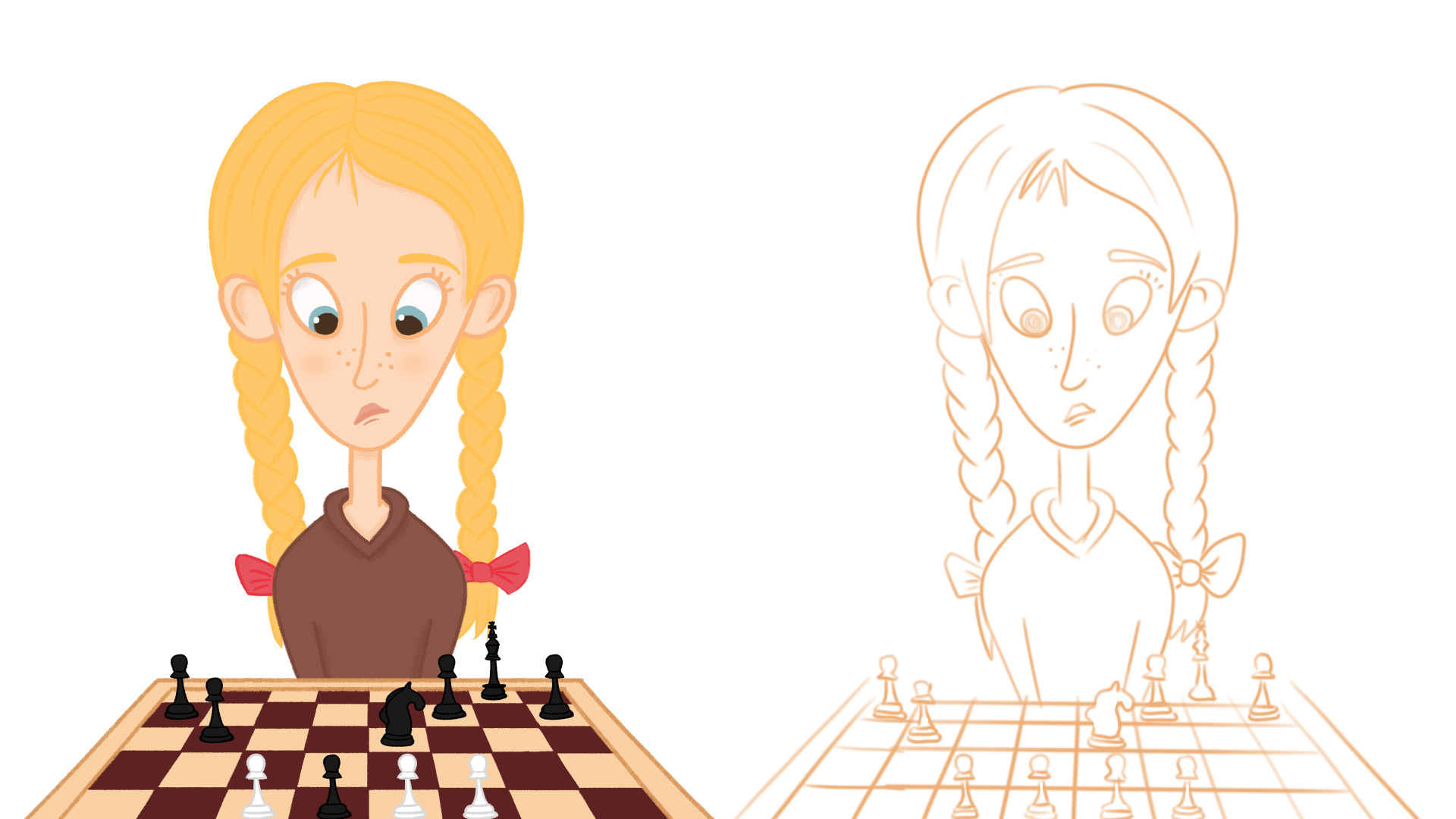 Let's play chess. Character design. — Изображение №2 — Иллюстрация на Dprofile