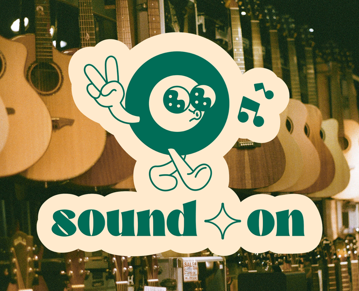 логотип для «sound on» — Брендинг, Иллюстрация на Dprofile