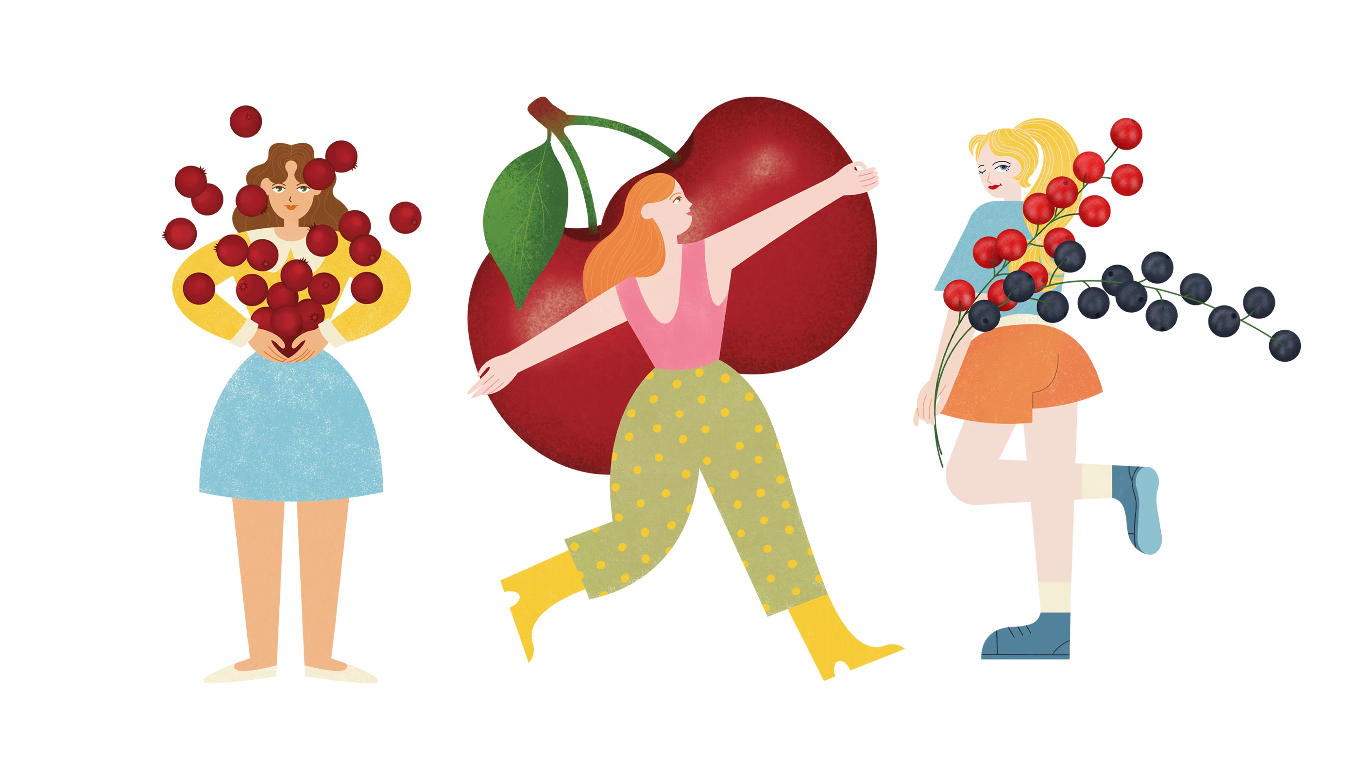 Этикетки для морсов/Labels for fruit drinks — Изображение №1 — Брендинг, Иллюстрация на Dprofile