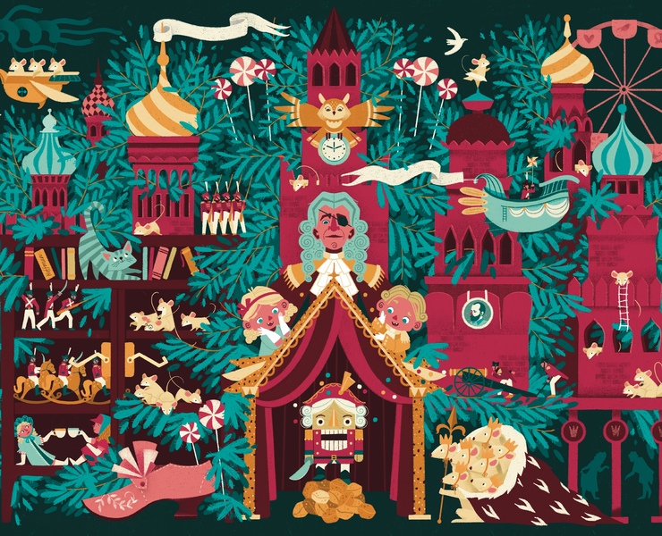 Иллюстрация "Щелкунчик" на Dprofile