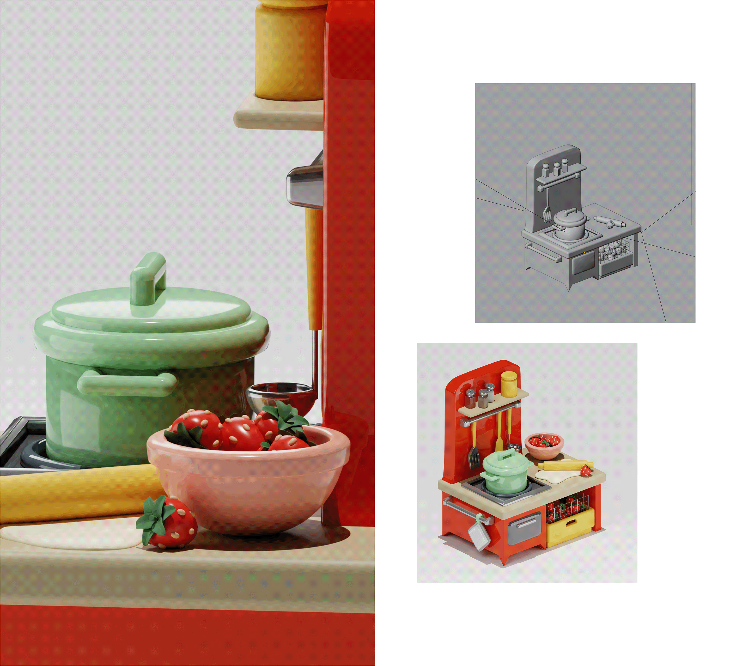 canteen | 3d exploration1 — Изображение №5 — Графика, 3D на Dprofile