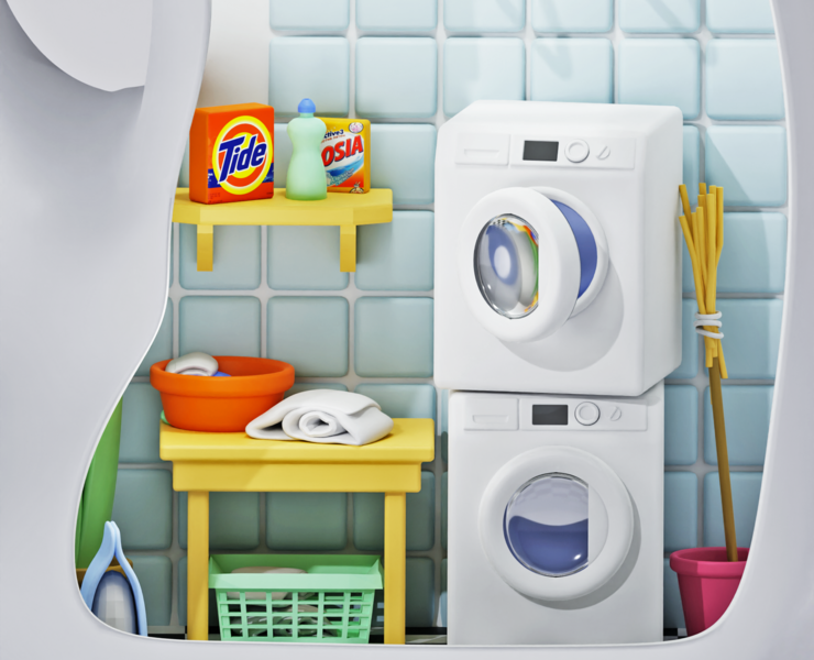 laundry | 3d exploration2 — Графика, 3D на Dprofile