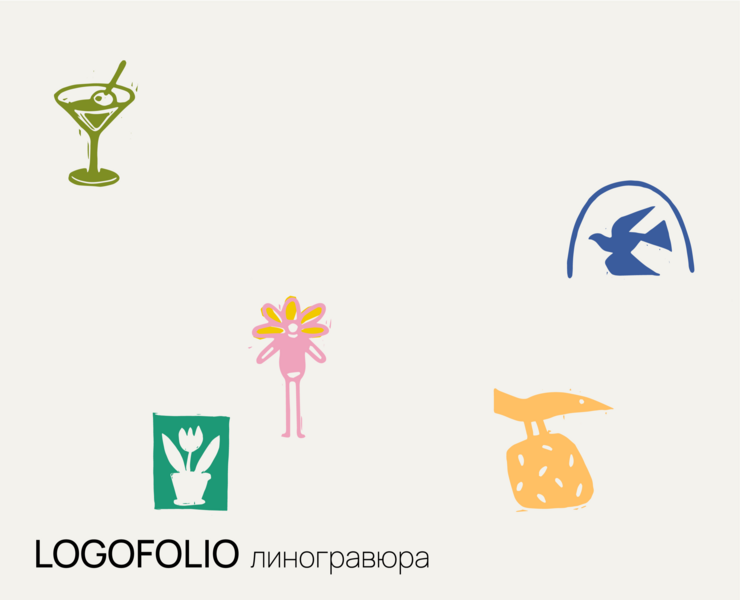 Logifolio | коллекция линогравюрных логотипов — Брендинг, Графика на Dprofile