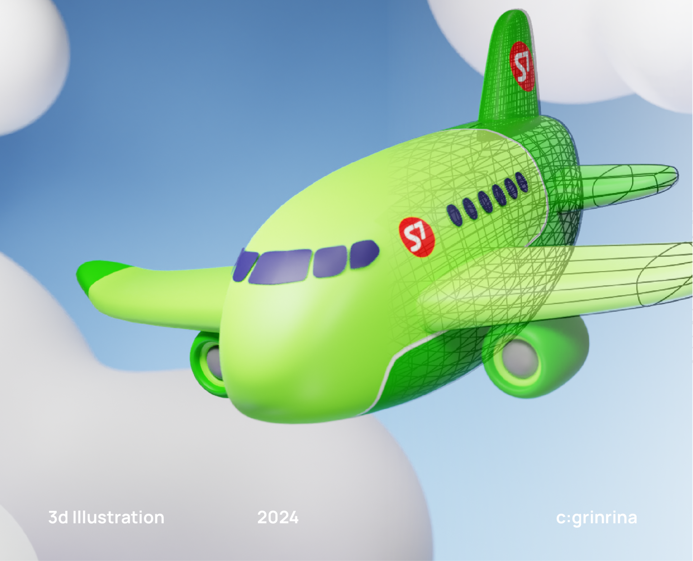 3Д-иллюстрации|aviation — 3D на Dprofile