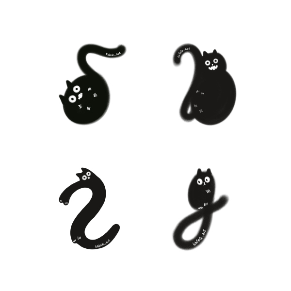 Буквы-котуквы для котуквицы — Изображение №6 — Иллюстрация, Графика на Dprofile