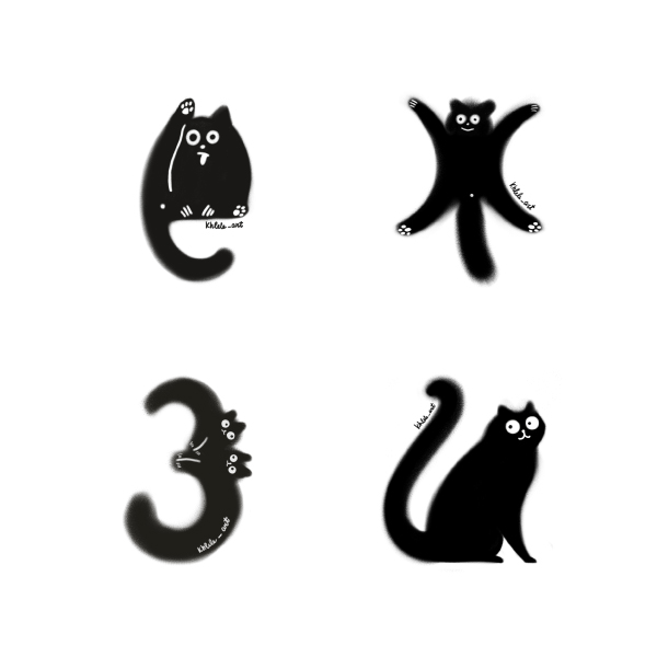 Буквы-котуквы для котуквицы — Изображение №8 — Иллюстрация, Графика на Dprofile