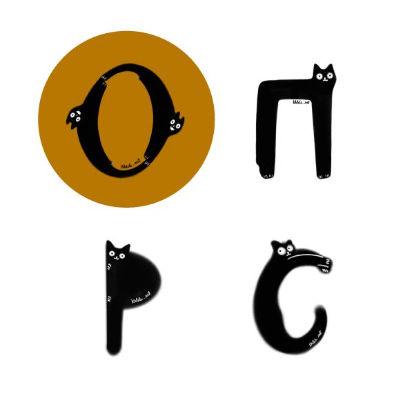 Буквы-котуквы для котуквицы — Изображение №11 — Иллюстрация, Графика на Dprofile