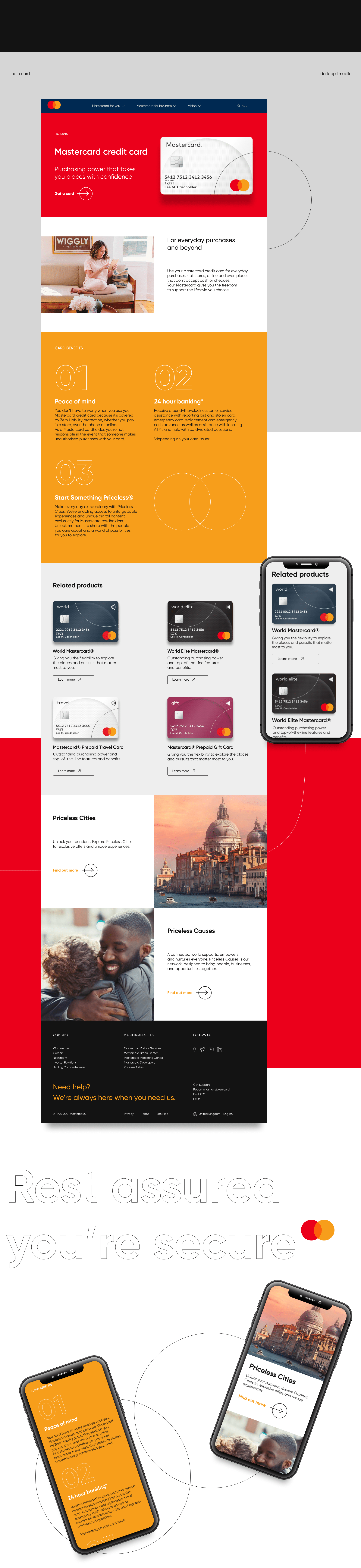 MASTERCARD WEBSITE REDESING CONCEPT — Изображение №5 — Интерфейсы на Dprofile