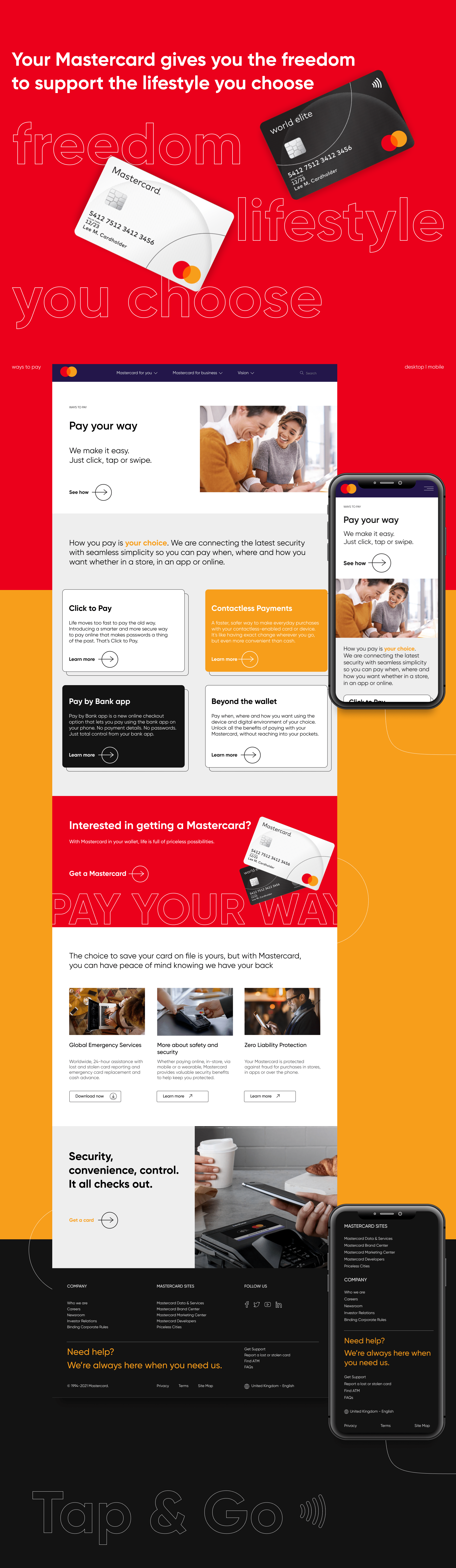 MASTERCARD WEBSITE REDESING CONCEPT — Изображение №4 — Интерфейсы на Dprofile
